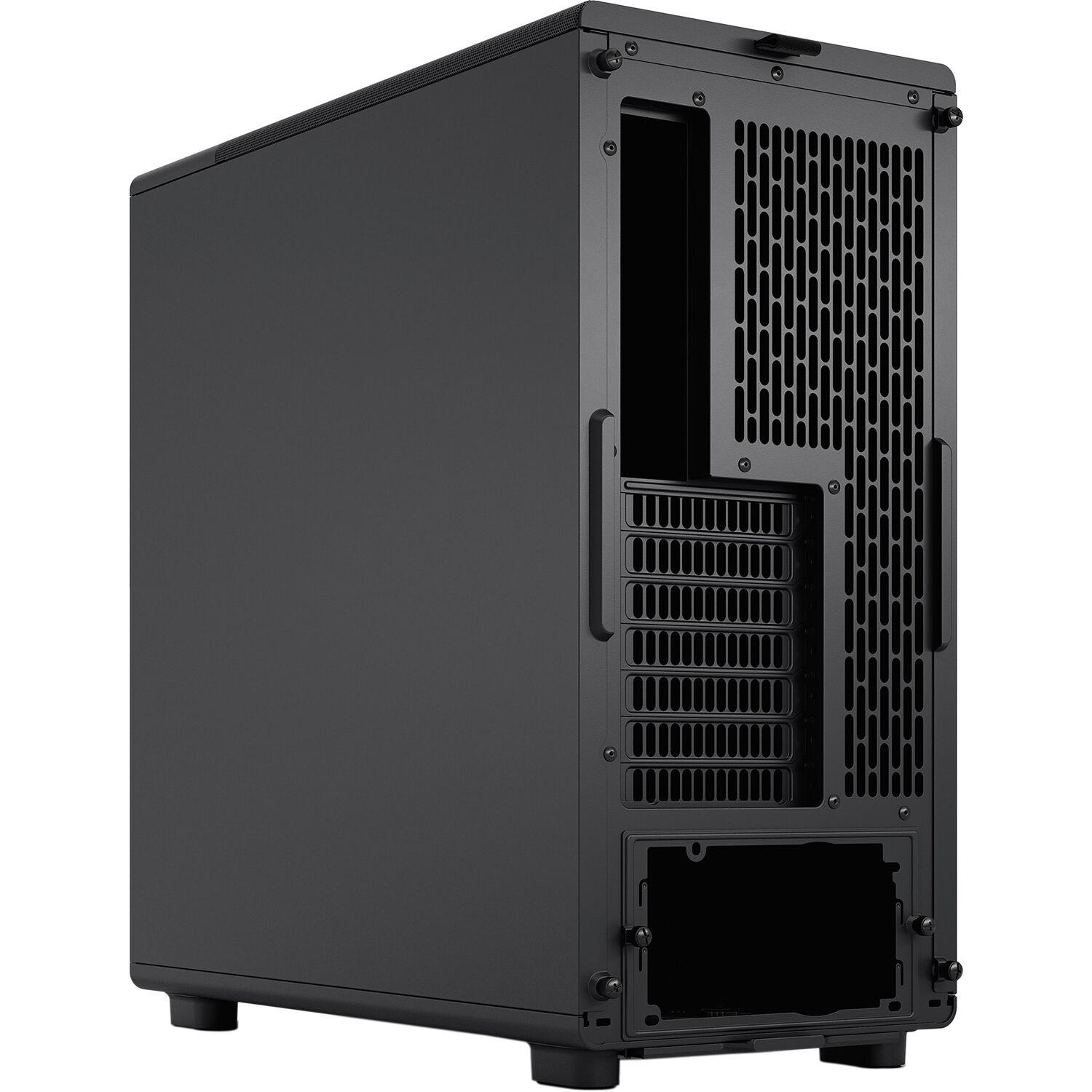 Fractal Design Epoch Black Solid mid-tower PC case with mesh front and solid side panel — view 11