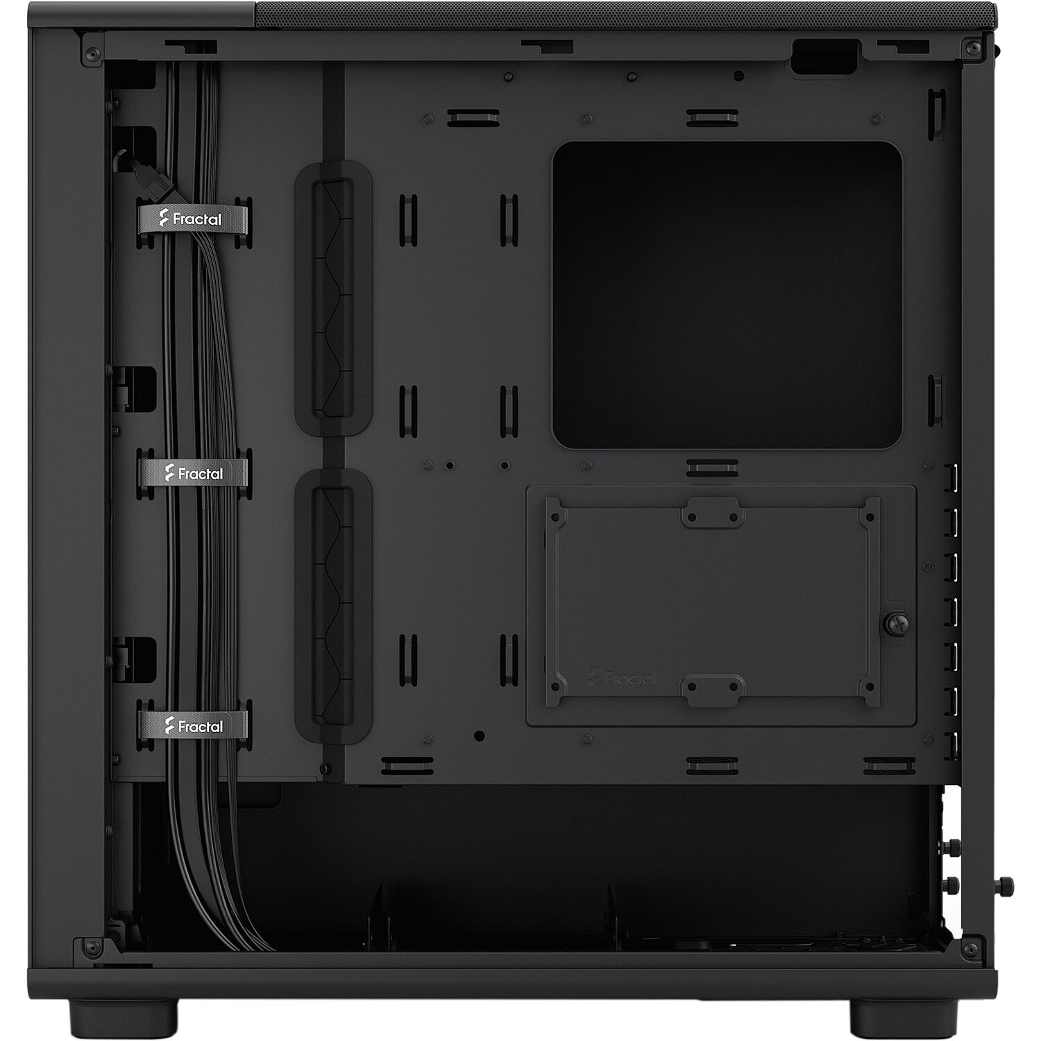 Fractal Design Epoch Black Solid mid-tower PC case with mesh front and solid side panel — view 14