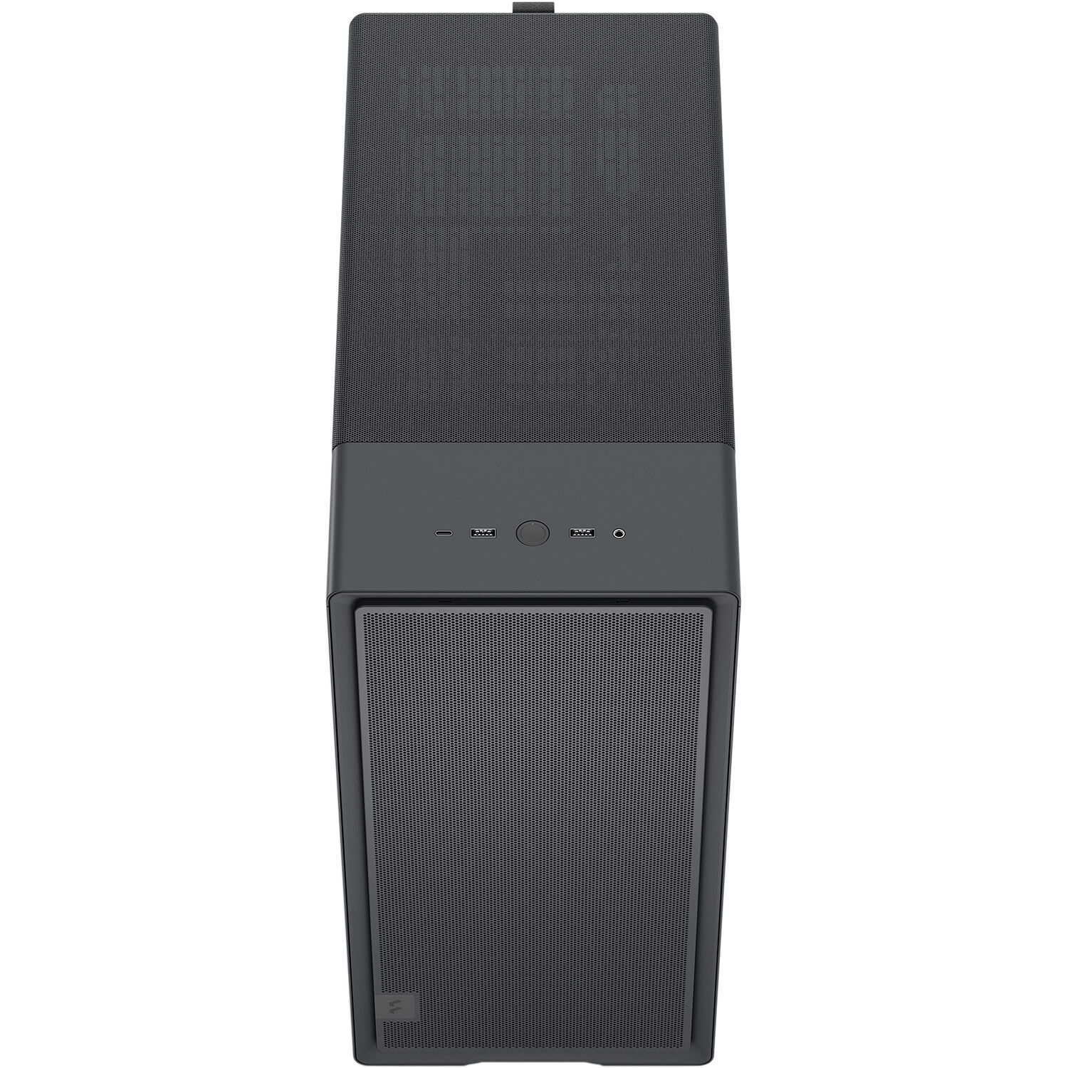 Fractal Design Epoch Black Solid mid-tower PC case with mesh front and solid side panel — view 5