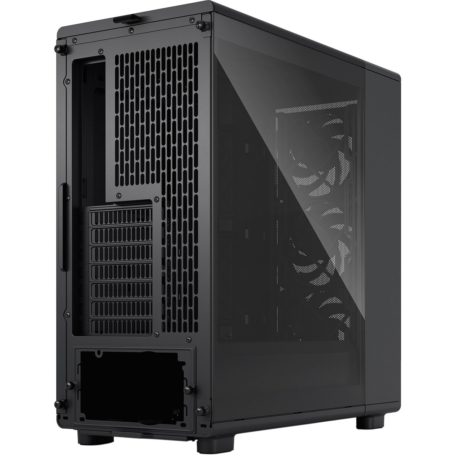 Fractal Design Epoch Black Light Tint TG mid tower case with mesh front and tempered glass side panel — view 10