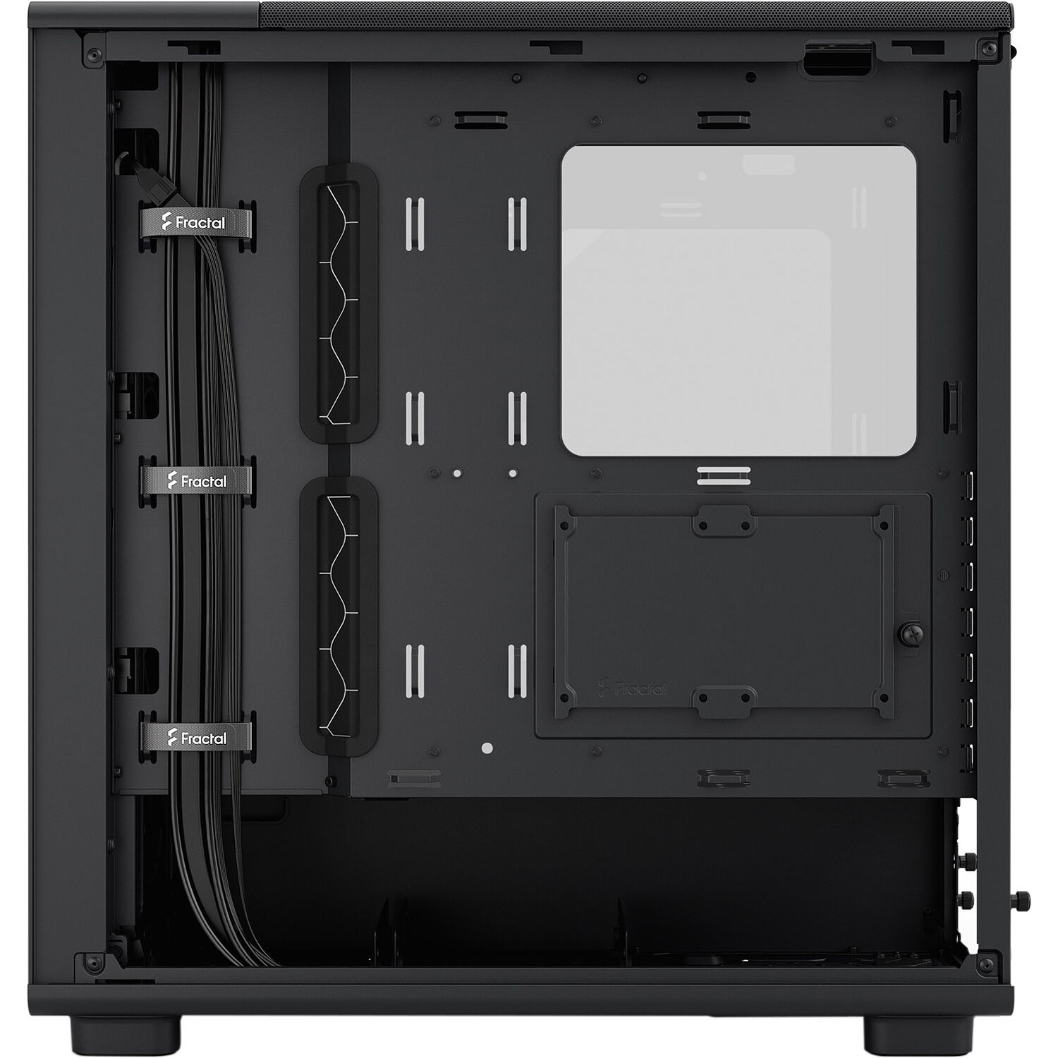 Fractal Design Epoch Black Light Tint TG mid tower case with mesh front and tempered glass side panel — view 14