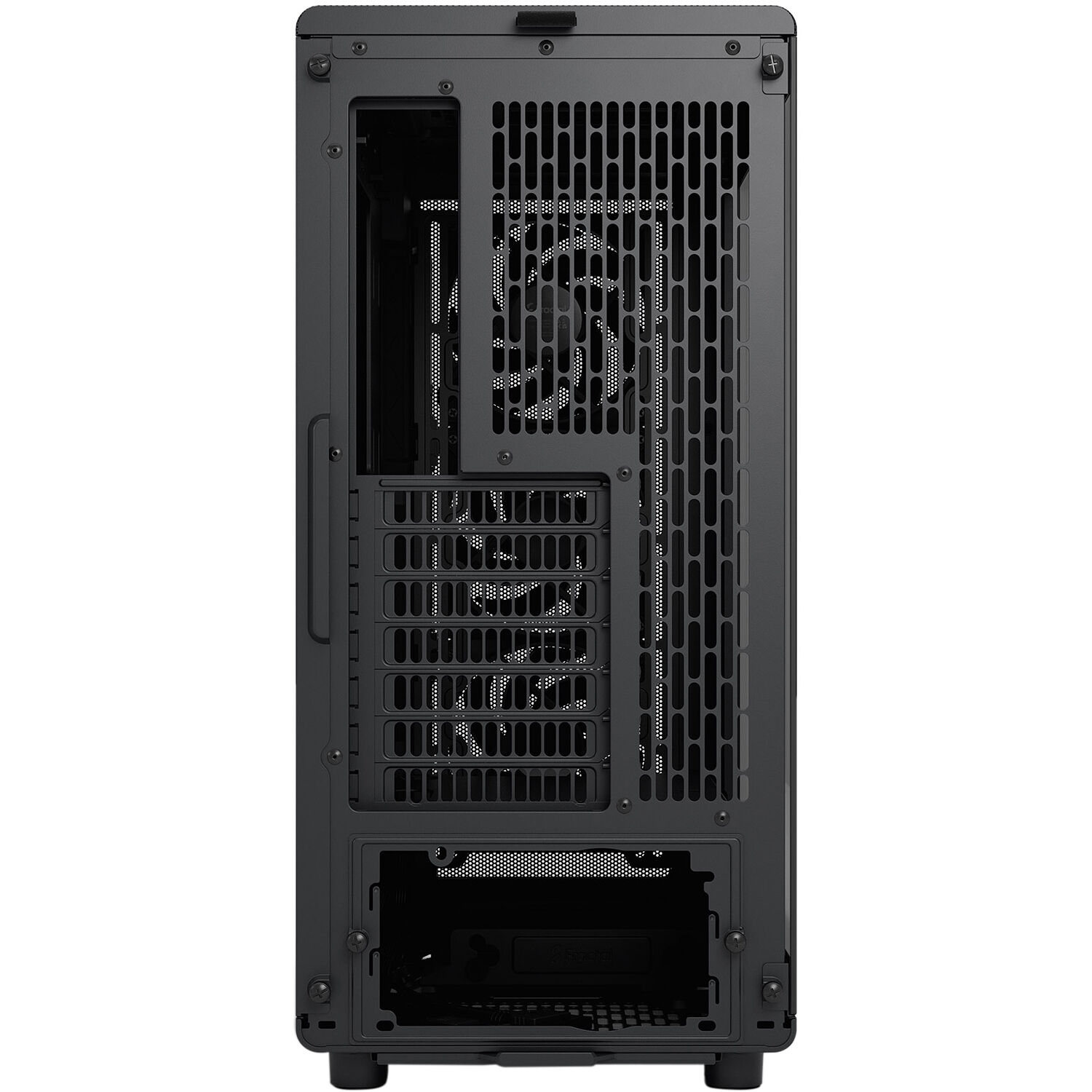 Fractal Design Epoch Black Light Tint TG mid tower case with mesh front and tempered glass side panel — view 2