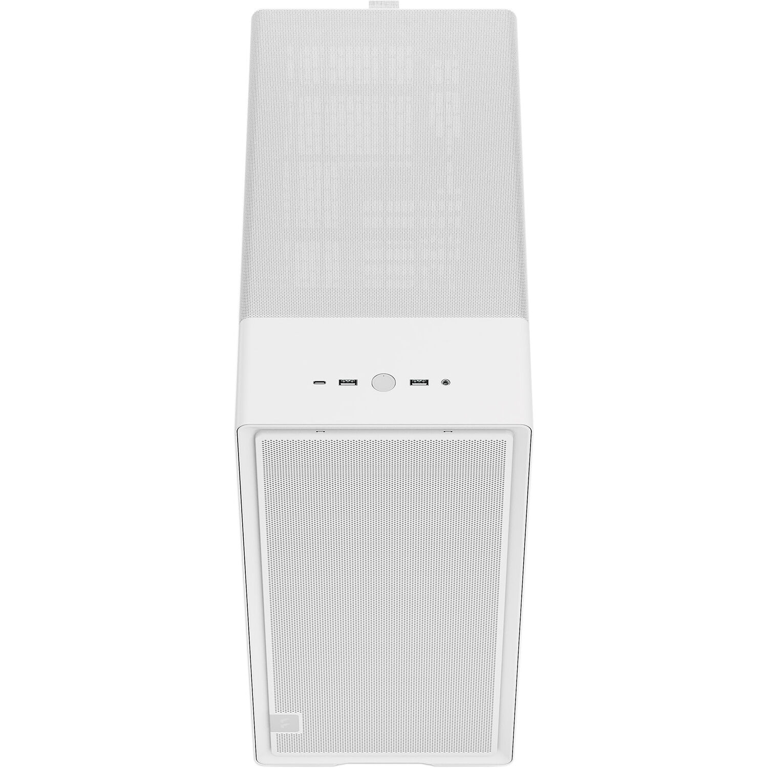 Fractal Design Epoch White Clear TG mid tower case with mesh front and tempered glass side panel — view 5