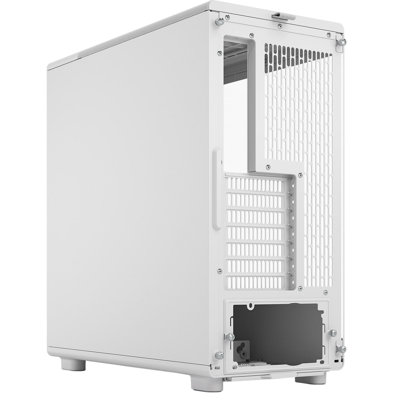 Fractal Design Epoch White RGB Clear TG mid-tower PC case with mesh front and clear glass side panel — view 10