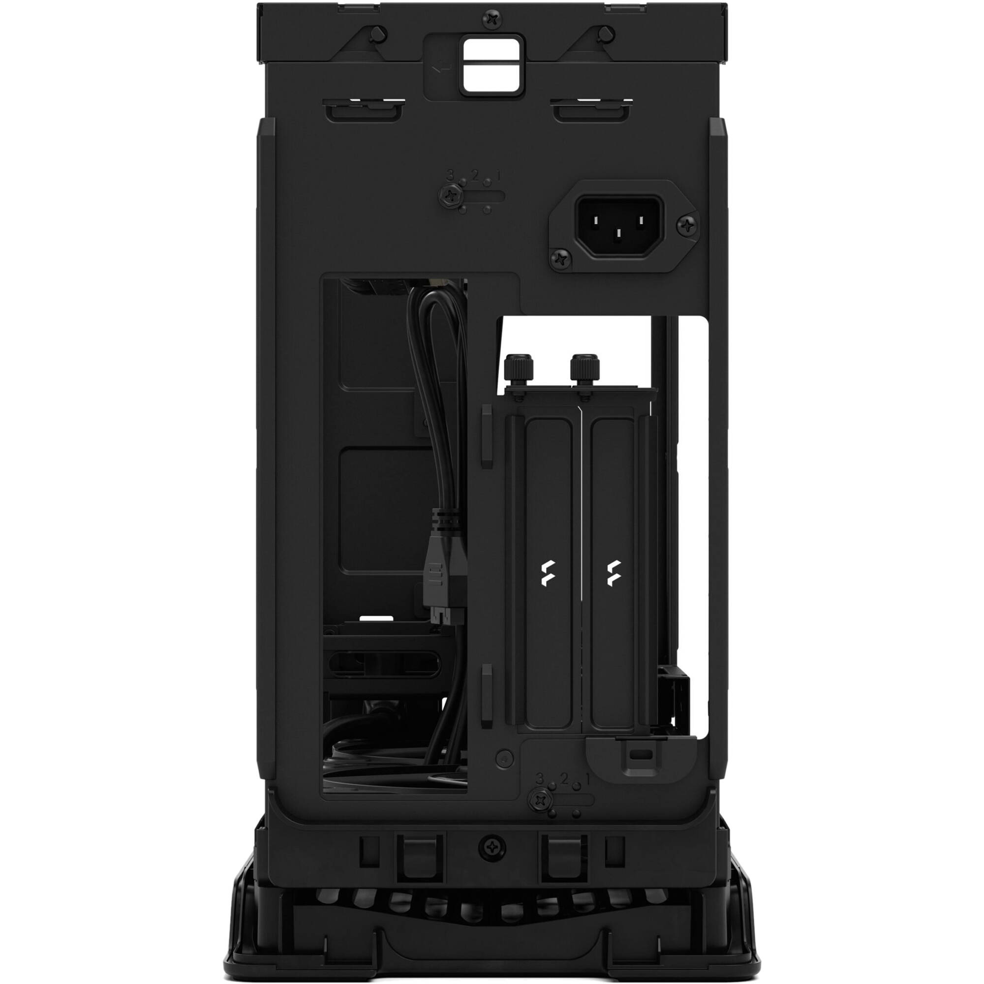 Fractal Design Era 2 Silver small form factor case with anodized aluminum and walnut panel — view 16