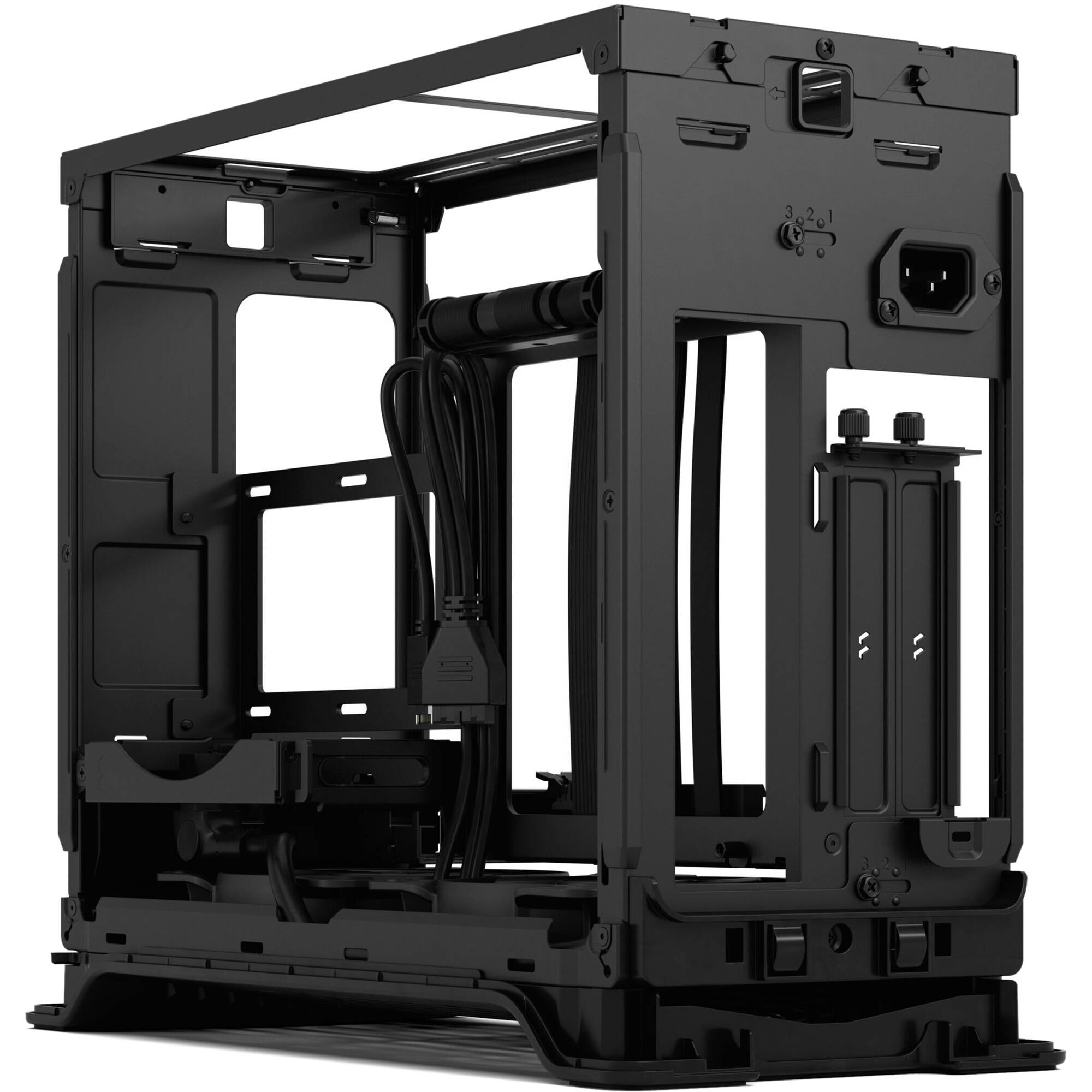 Fractal Design Era 2 Silver small form factor case with anodized aluminum and walnut panel — view 17