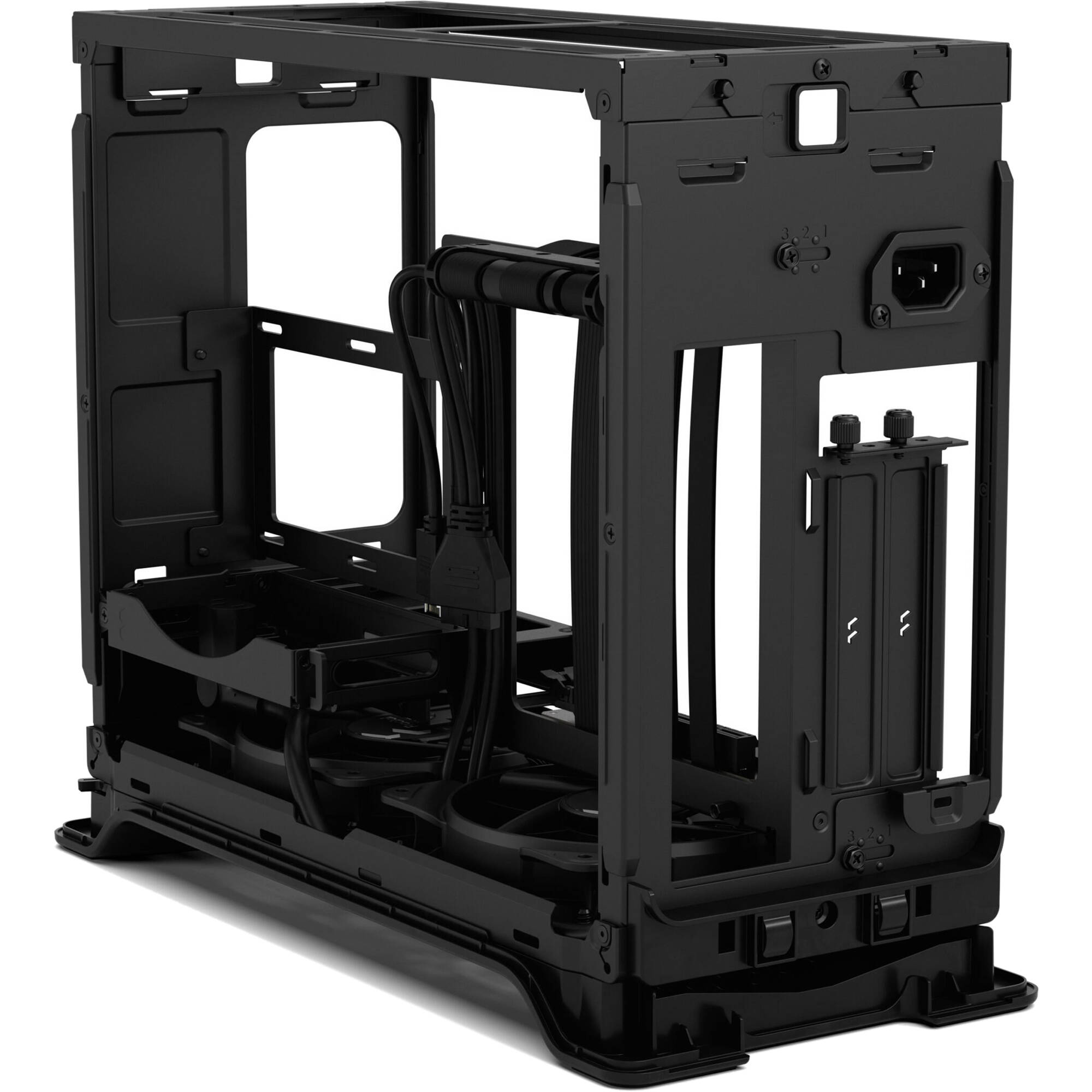 Fractal Design Era 2 Silver small form factor case with anodized aluminum and walnut panel — view 18