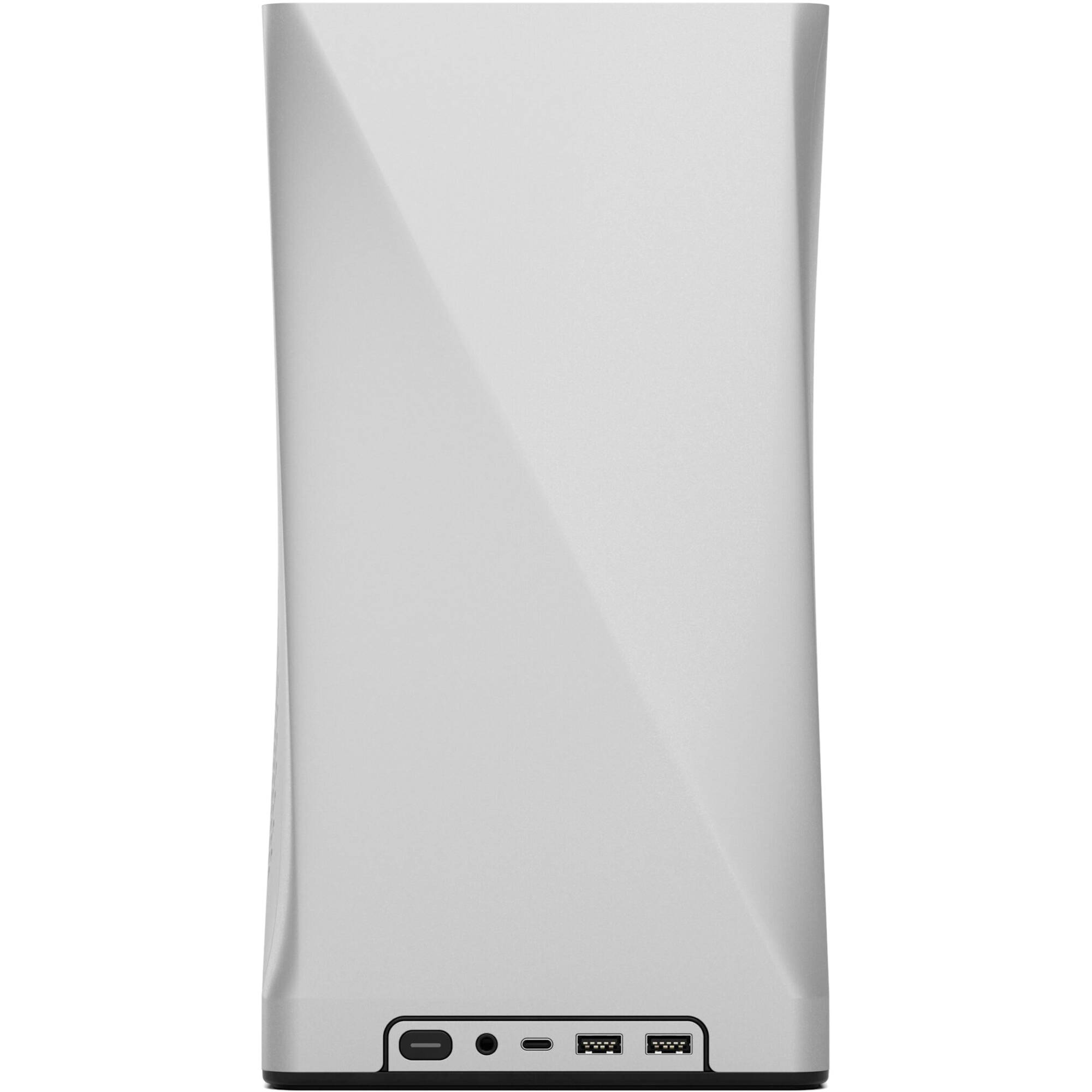 Fractal Design Era 2 Silver small form factor case with anodized aluminum and walnut panel — view 2