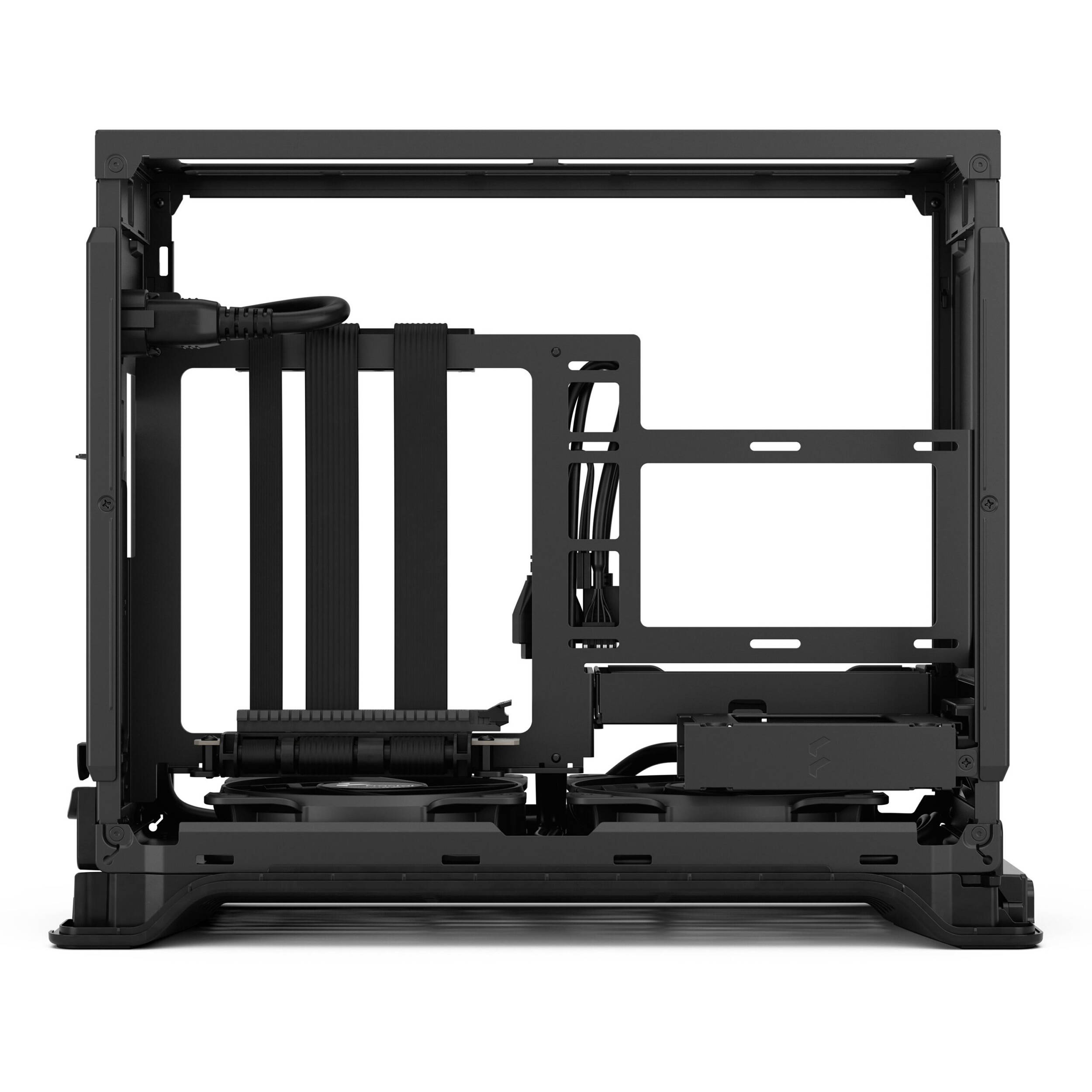 Fractal Design Era 2 Silver small form factor case with anodized aluminum and walnut panel — view 21