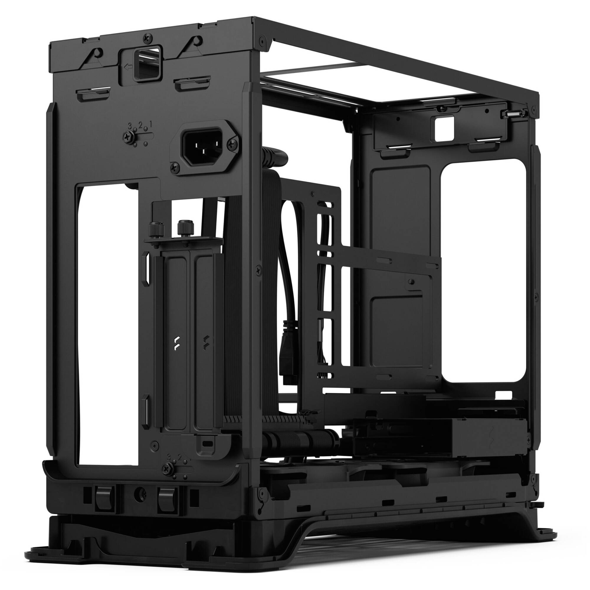Fractal Design Era 2 Midnight Blue small form factor PC case with aluminum body and walnut top panel — view 13