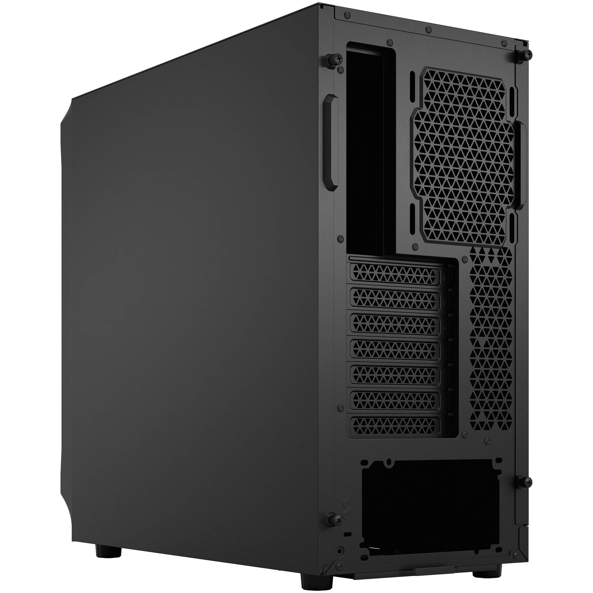 Fractal Design Focus 2 Black Solid mid tower case with solid black side panel — view 7