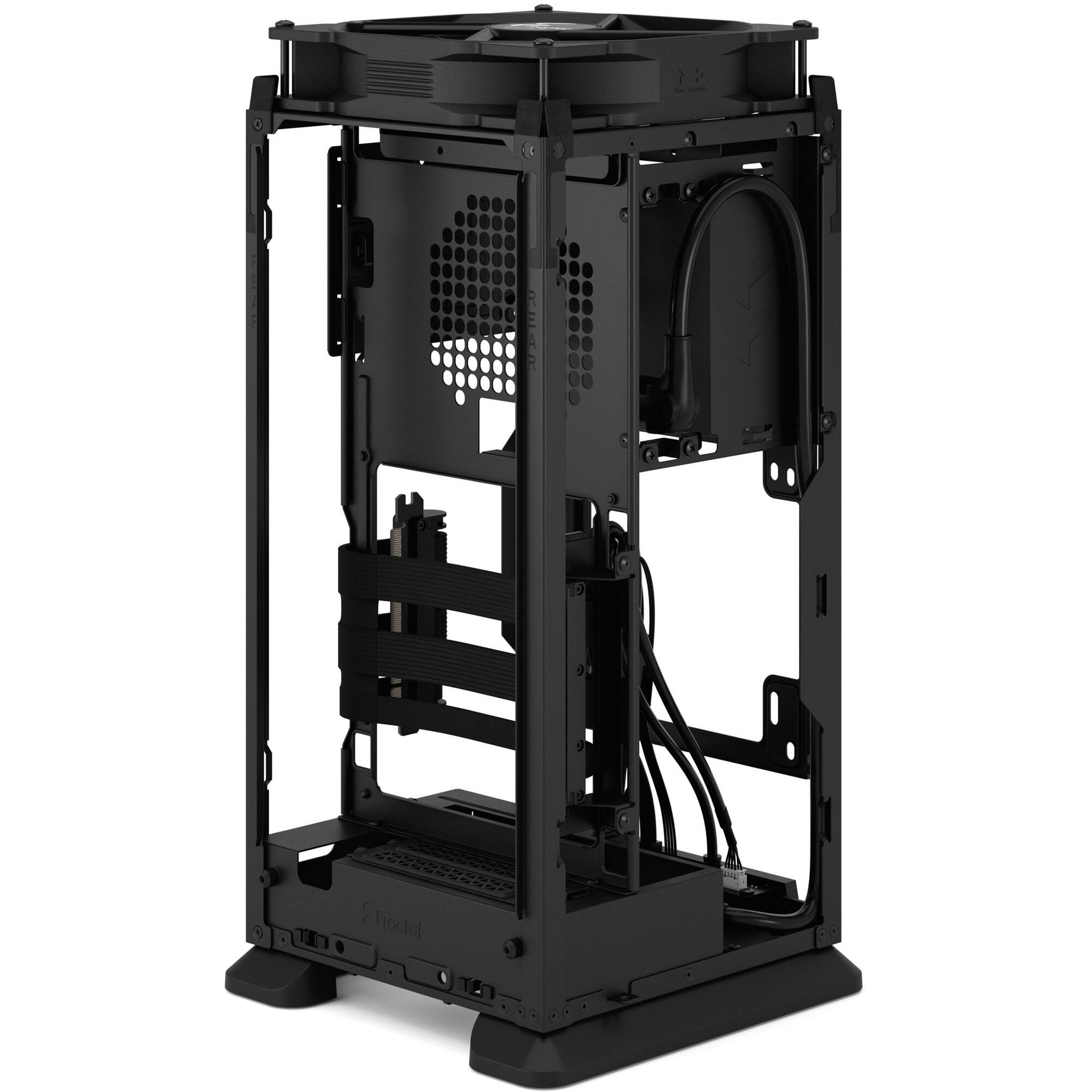 Fractal Design Mood Black compact Mini-ITX case with support for 325 mm GPUs and 280 mm radiators — view 15