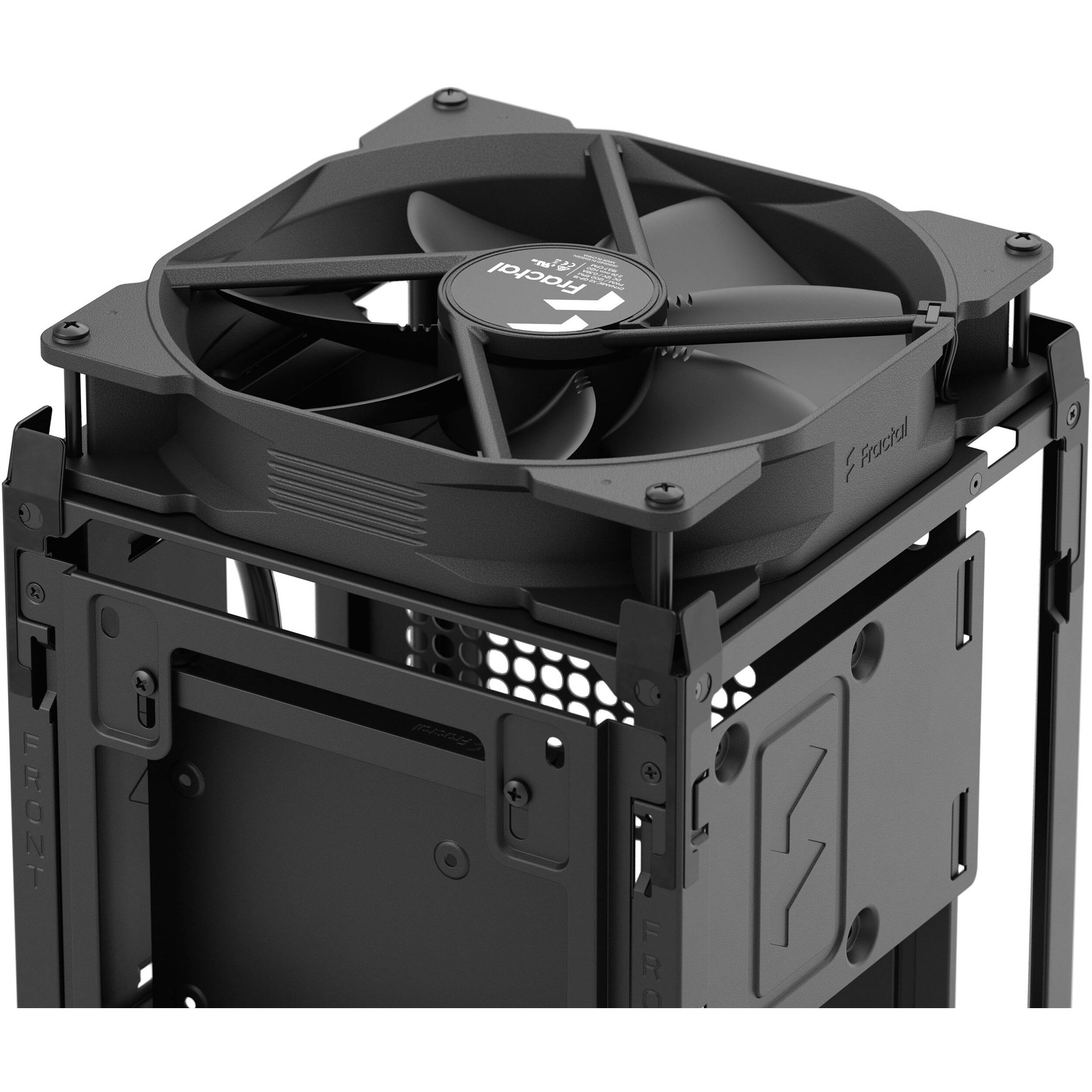 Fractal Design Mood Black compact Mini-ITX case with support for 325 mm GPUs and 280 mm radiators — view 17