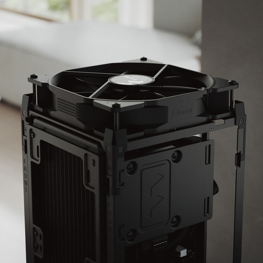 Fractal Design Mood Black compact Mini-ITX case with support for 325 mm GPUs and 280 mm radiators — view 24