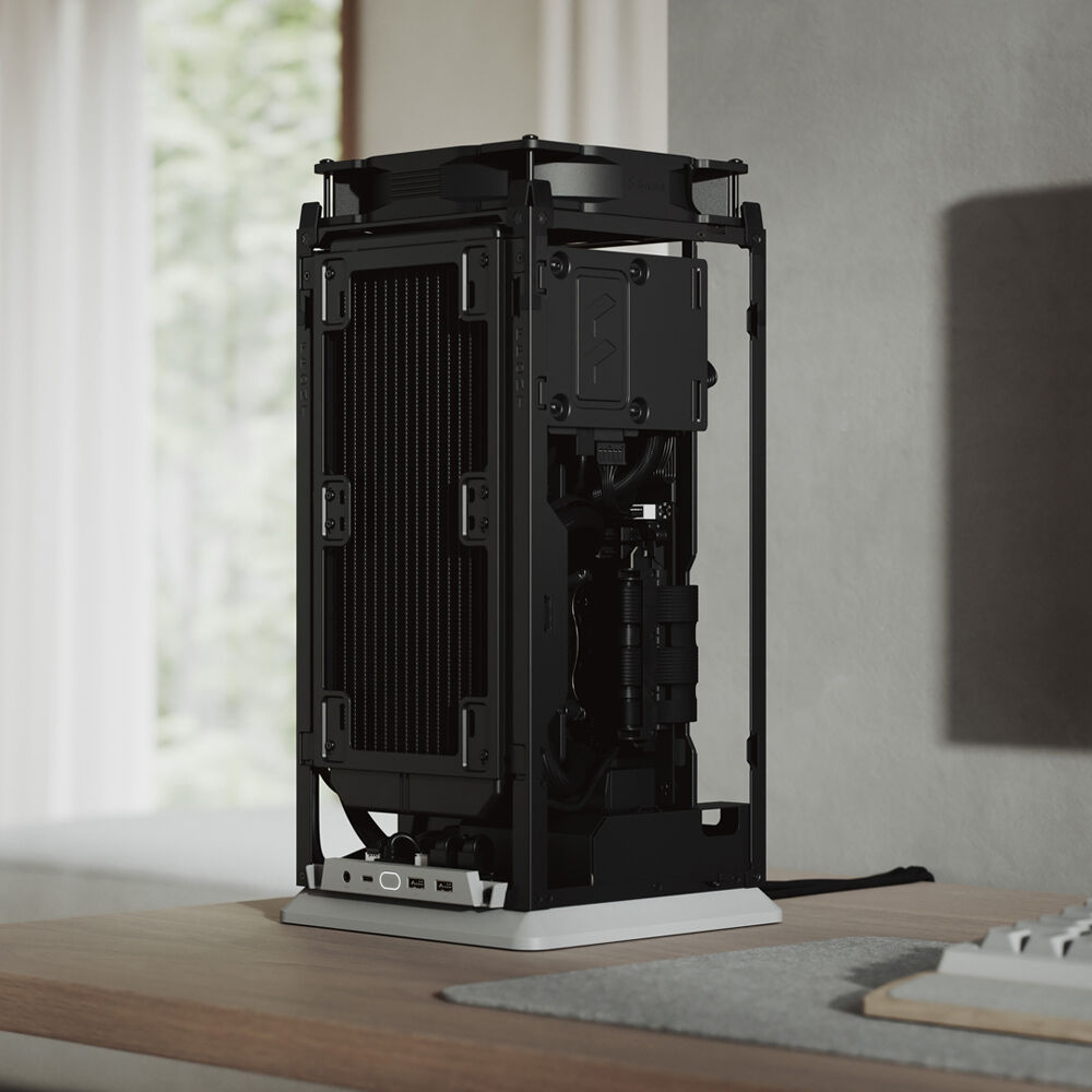 Fractal Design Mood Black compact Mini-ITX case with support for 325 mm GPUs and 280 mm radiators — view 26