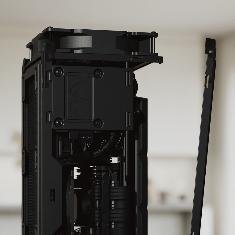 Fractal Design Mood Black compact Mini-ITX case with support for 325 mm GPUs and 280 mm radiators — view 27