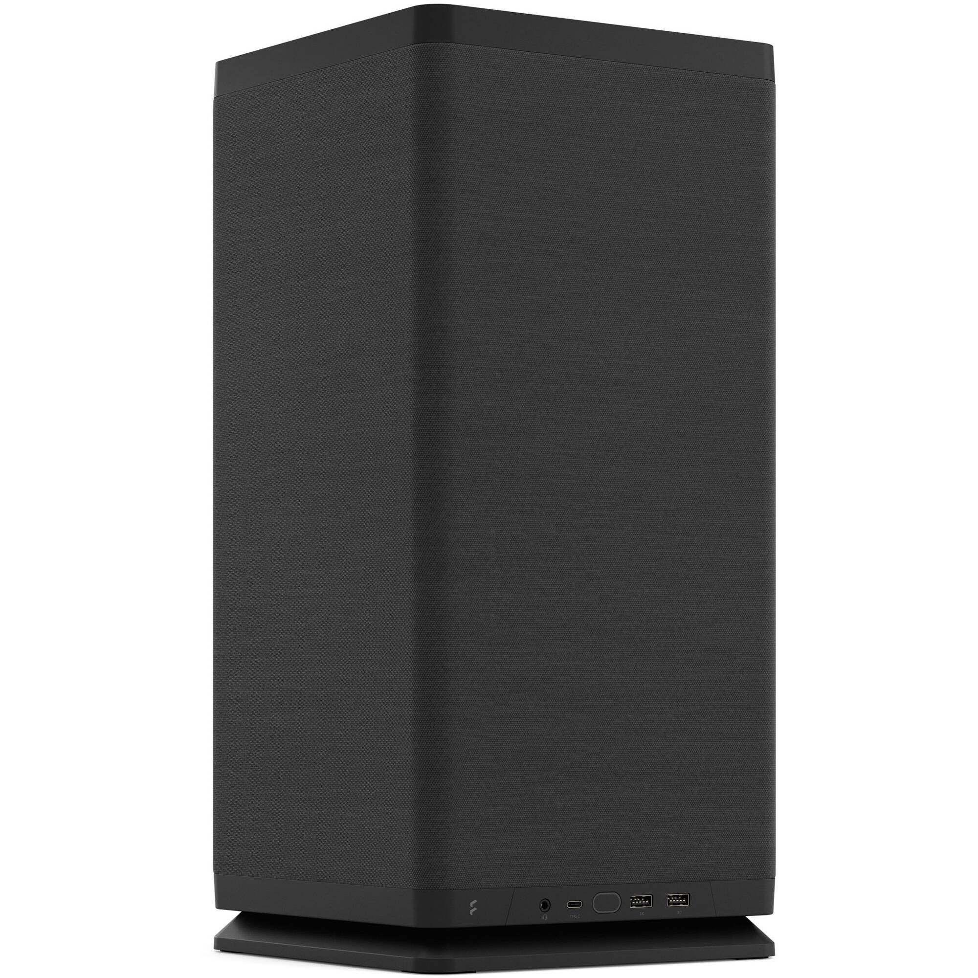 Fractal Design Mood Black compact Mini-ITX case with support for 325 mm GPUs and 280 mm radiators — view 3