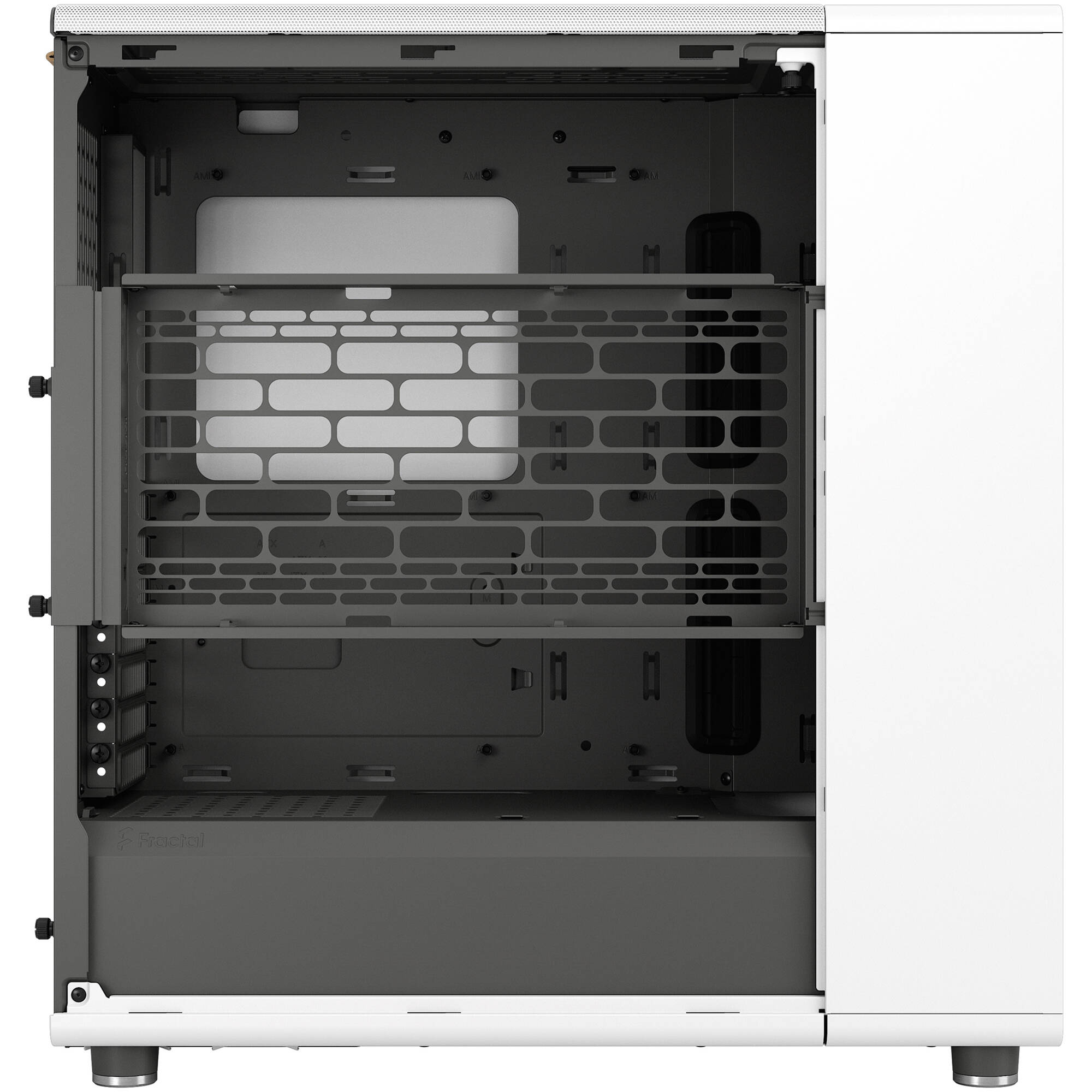 Fractal Design North White Oak Mesh ATX mid-tower case with mesh front and oak panel — view 11