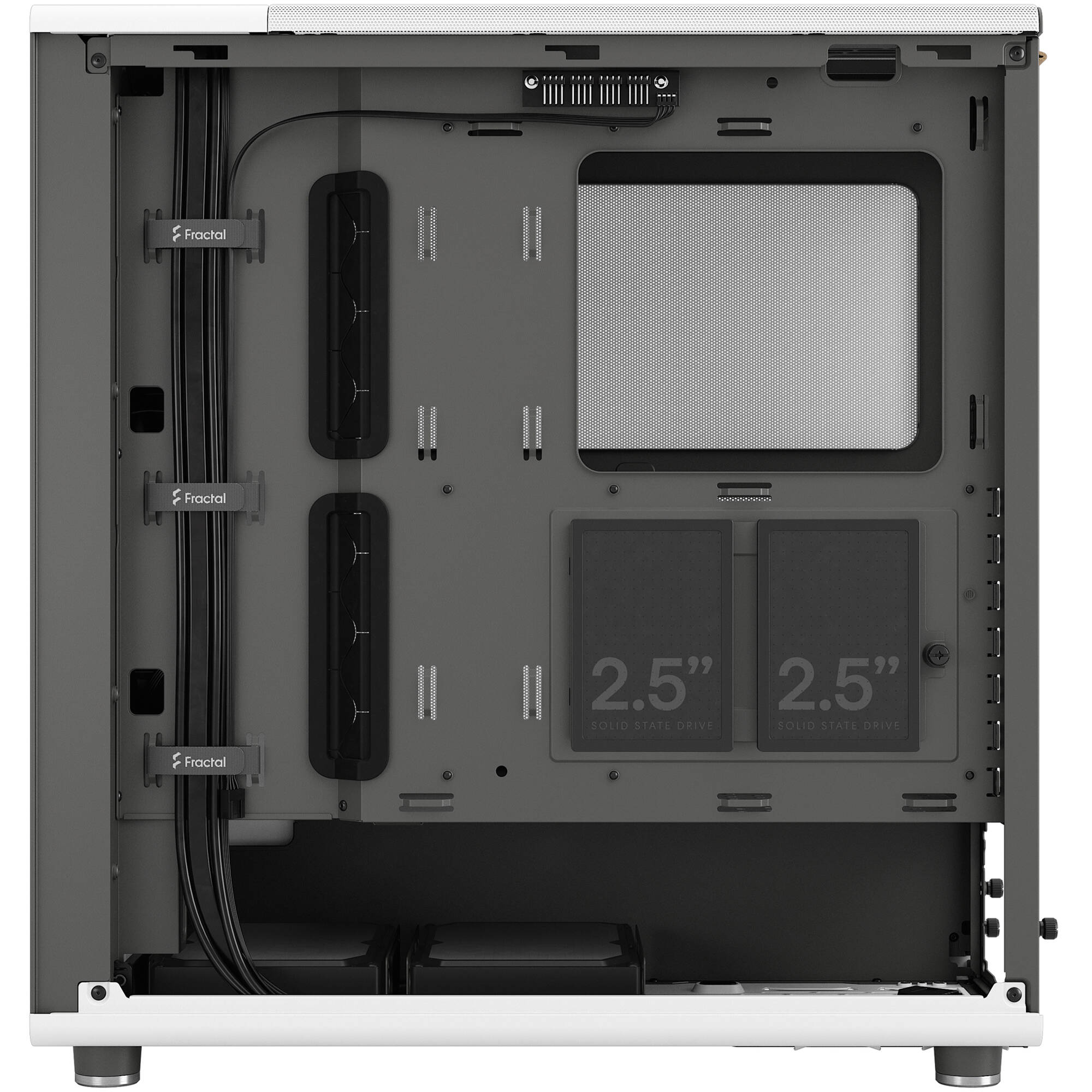 Fractal Design North White Oak Mesh ATX mid-tower case with mesh front and oak panel — view 15
