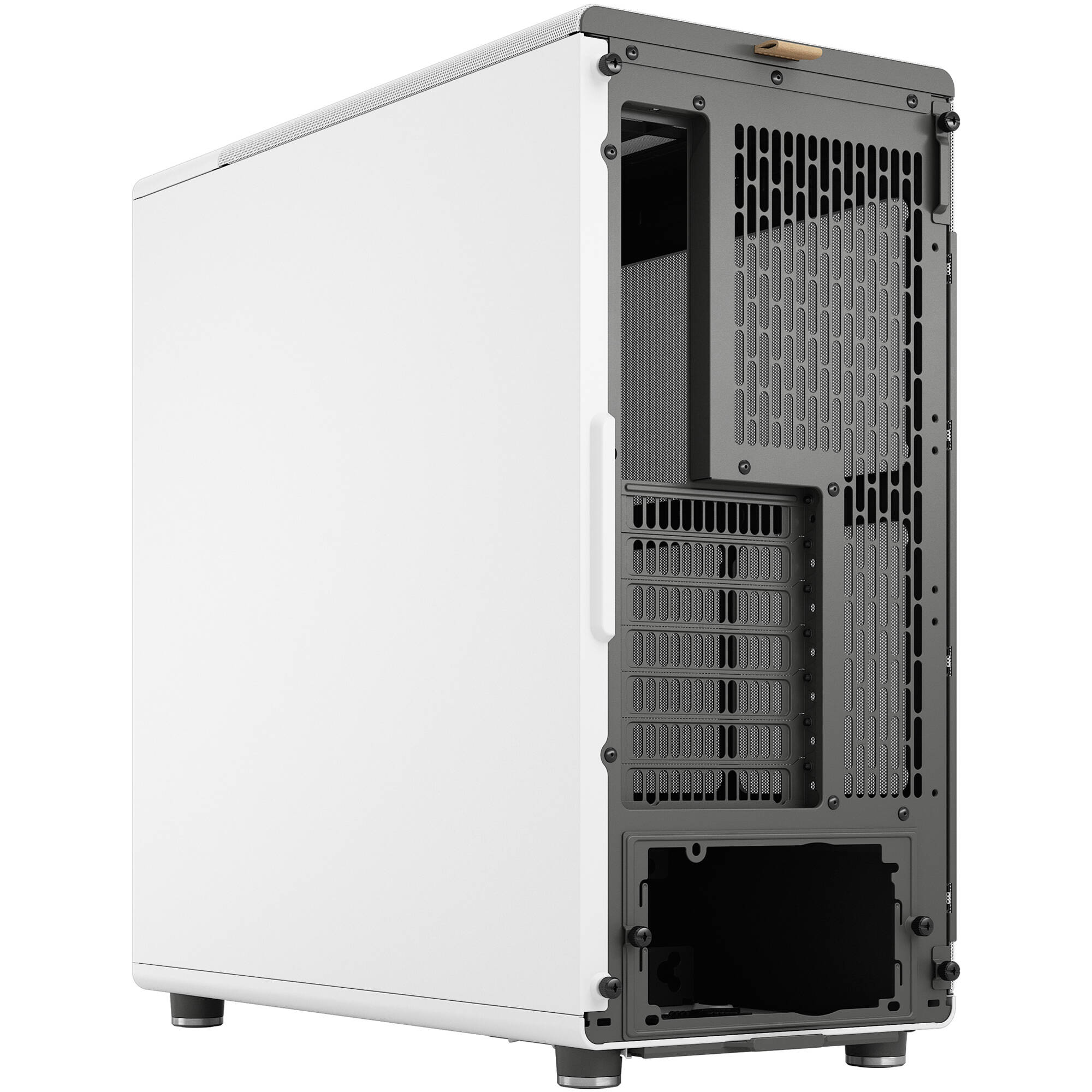 Fractal Design North White Oak Mesh ATX mid-tower case with mesh front and oak panel — view 8