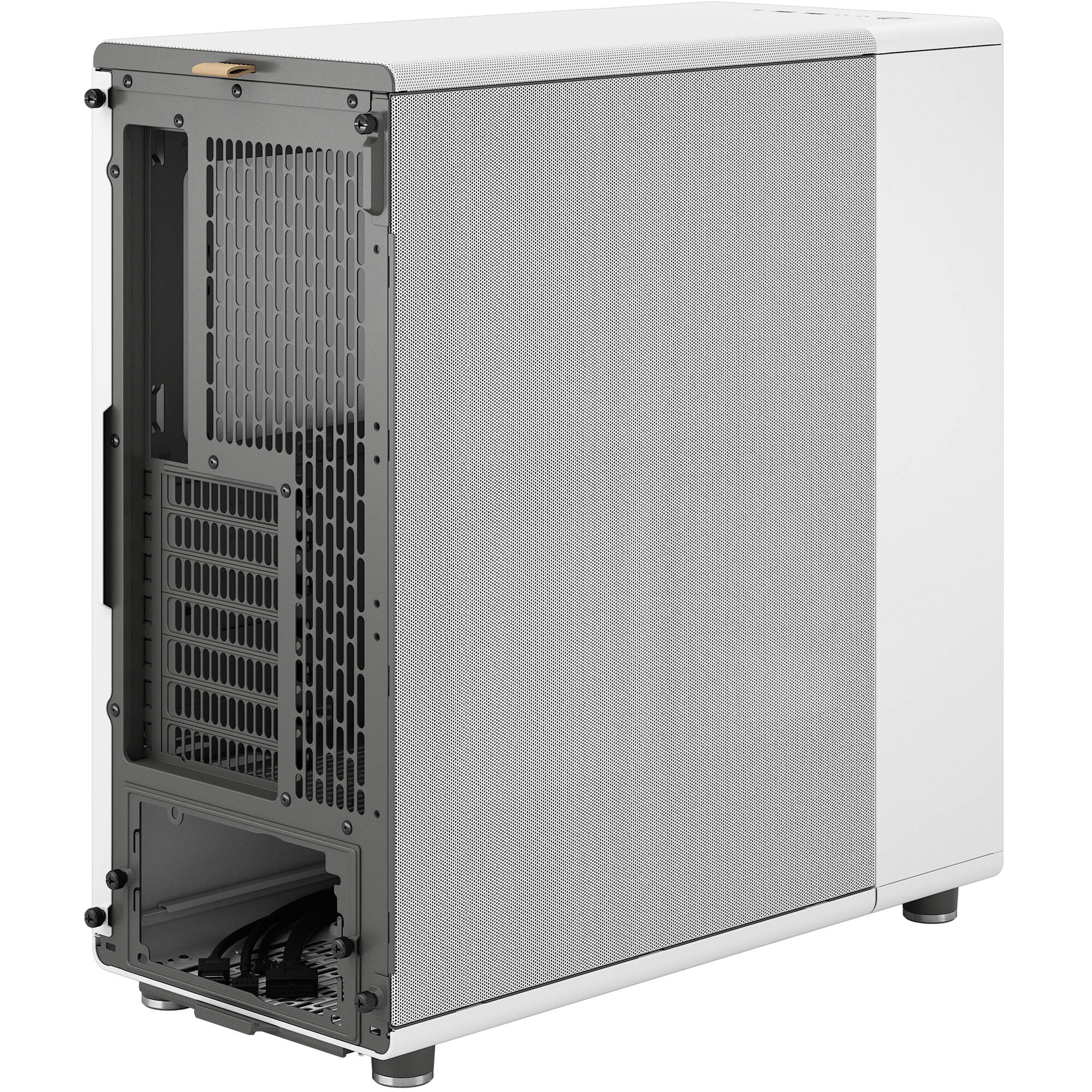 Fractal Design North White Oak Mesh ATX mid-tower case with mesh front and oak panel — view 9