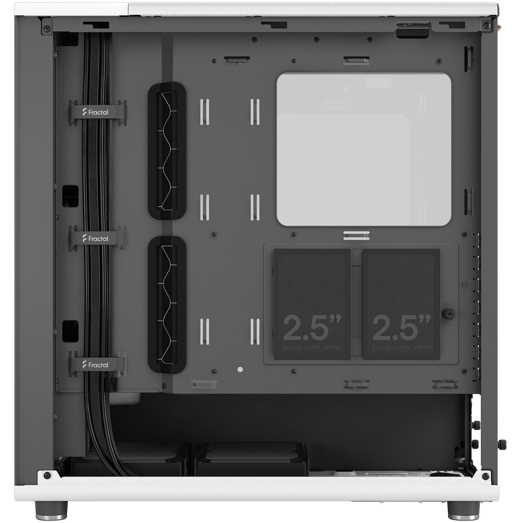 Fractal Design North White Oak TG mid-tower PC case with tempered glass side panel and oak accents — view 14