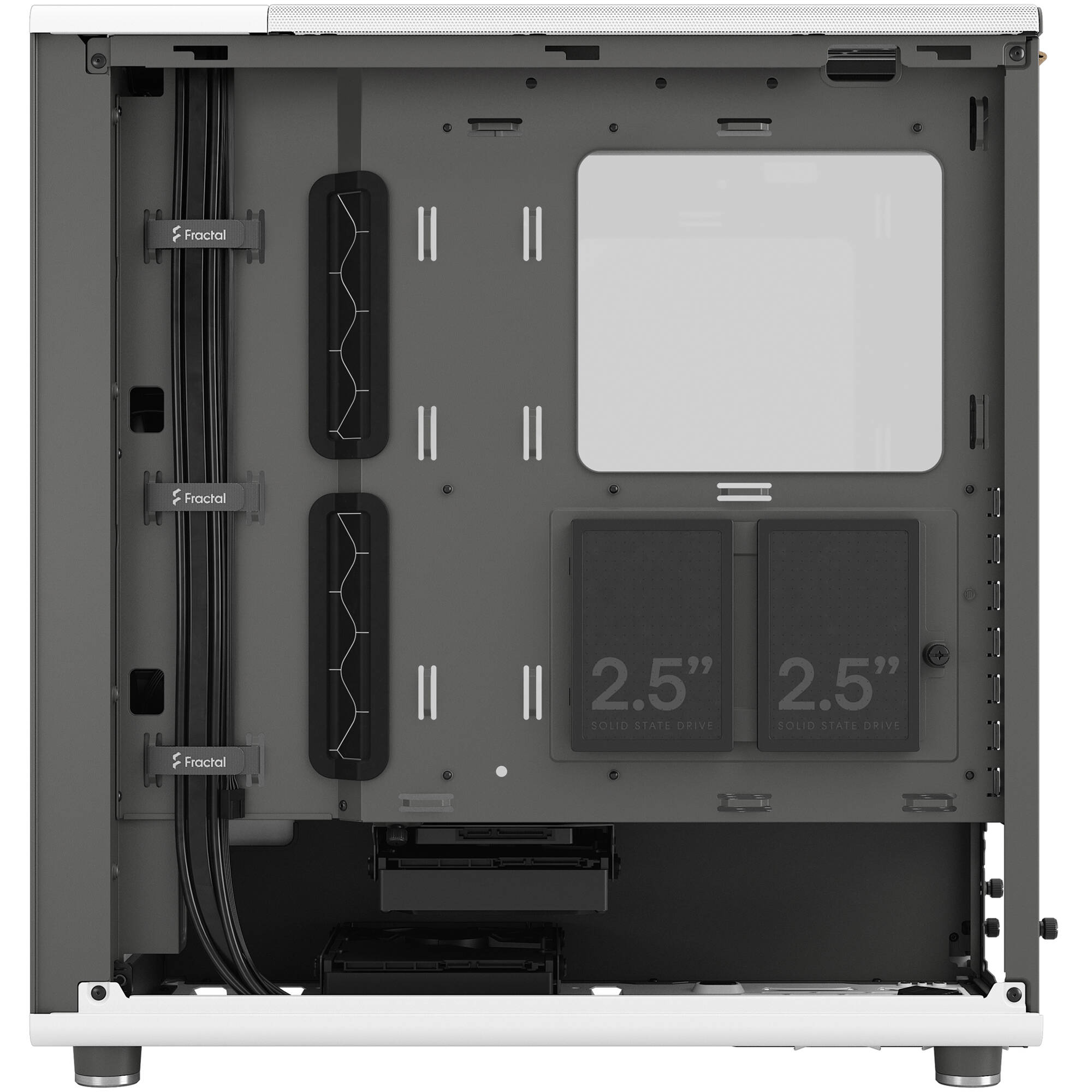 Fractal Design North White Oak TG mid-tower PC case with tempered glass side panel and oak accents — view 15