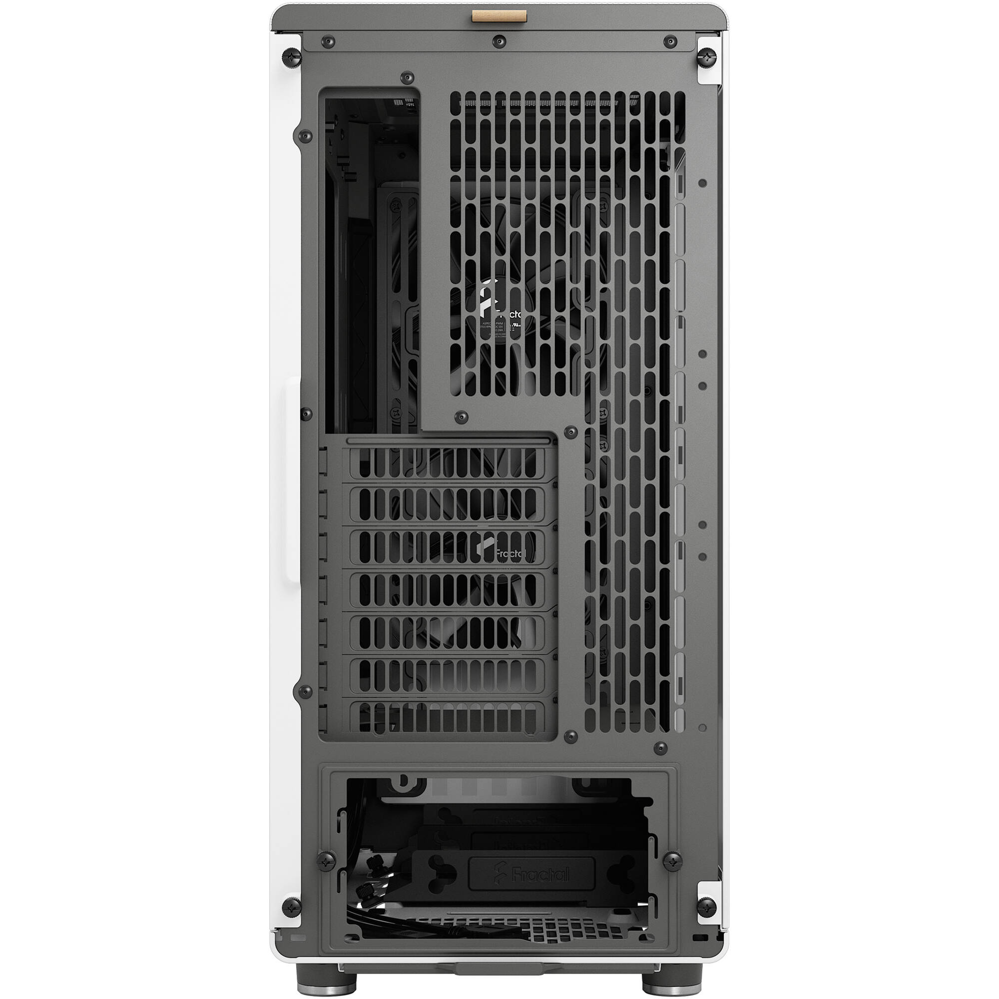 Fractal Design North White Oak TG mid-tower PC case with tempered glass side panel and oak accents — view 6