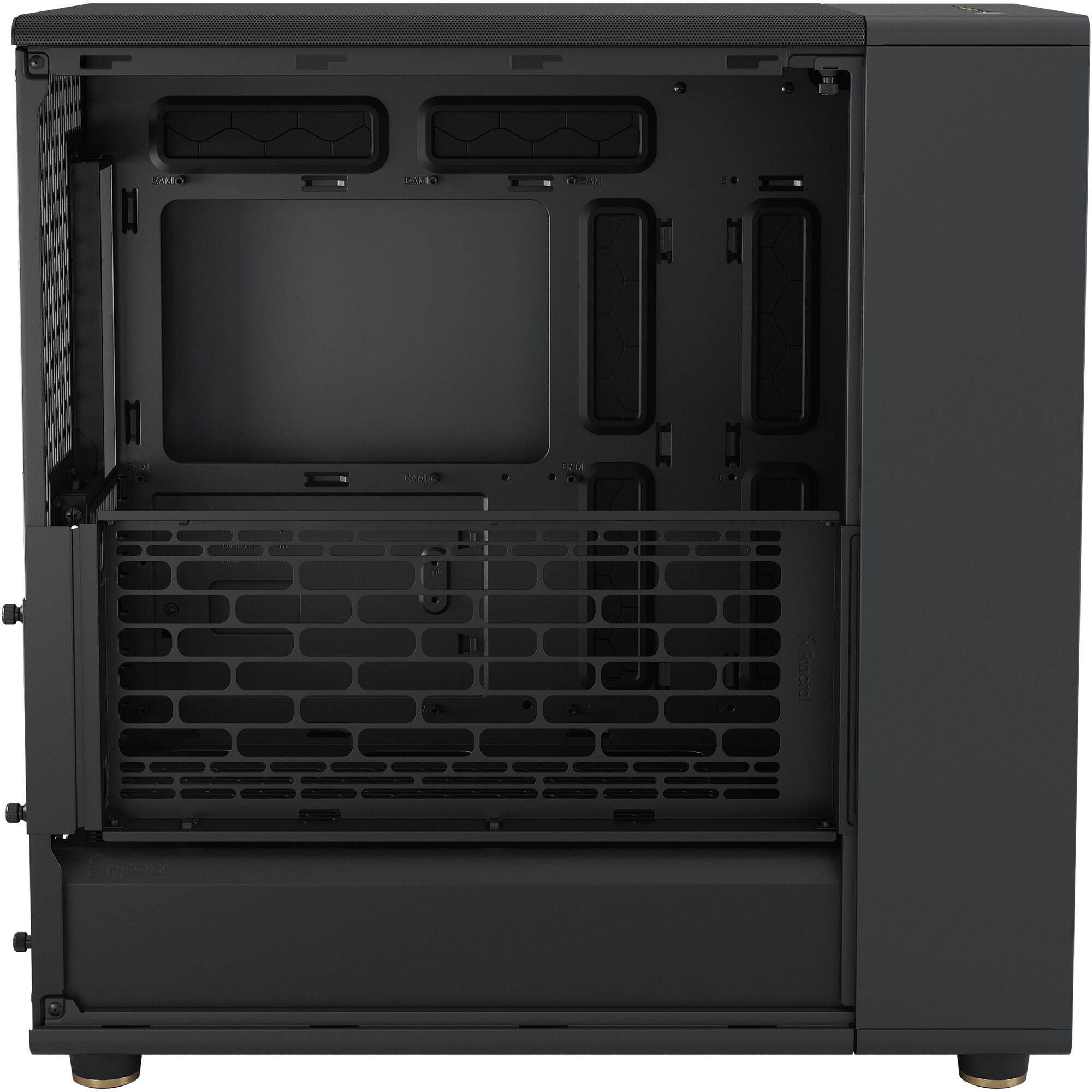 Fractal Design North XL Black Mesh PC case with wood front panel and mesh ventilation — view 11