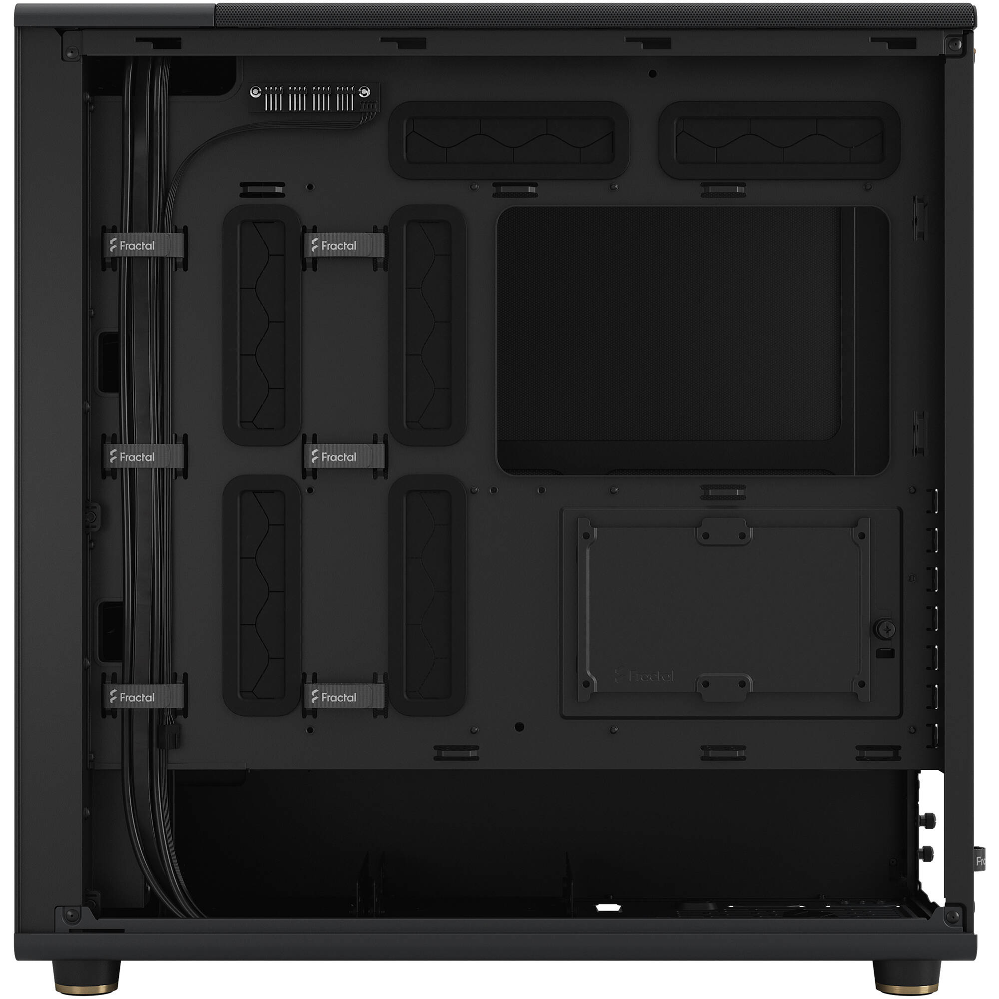 Fractal Design North XL Black Mesh PC case with wood front panel and mesh ventilation — view 14