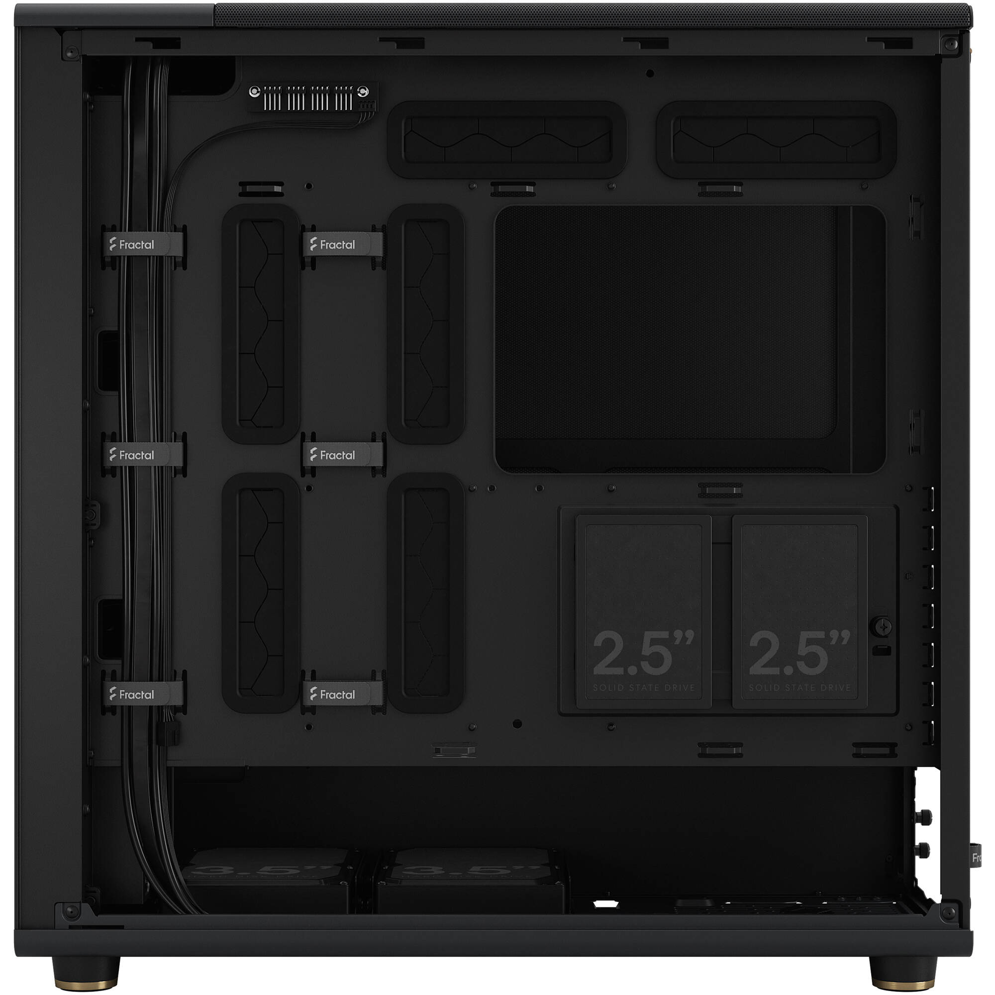 Fractal Design North XL Black Mesh PC case with wood front panel and mesh ventilation — view 15