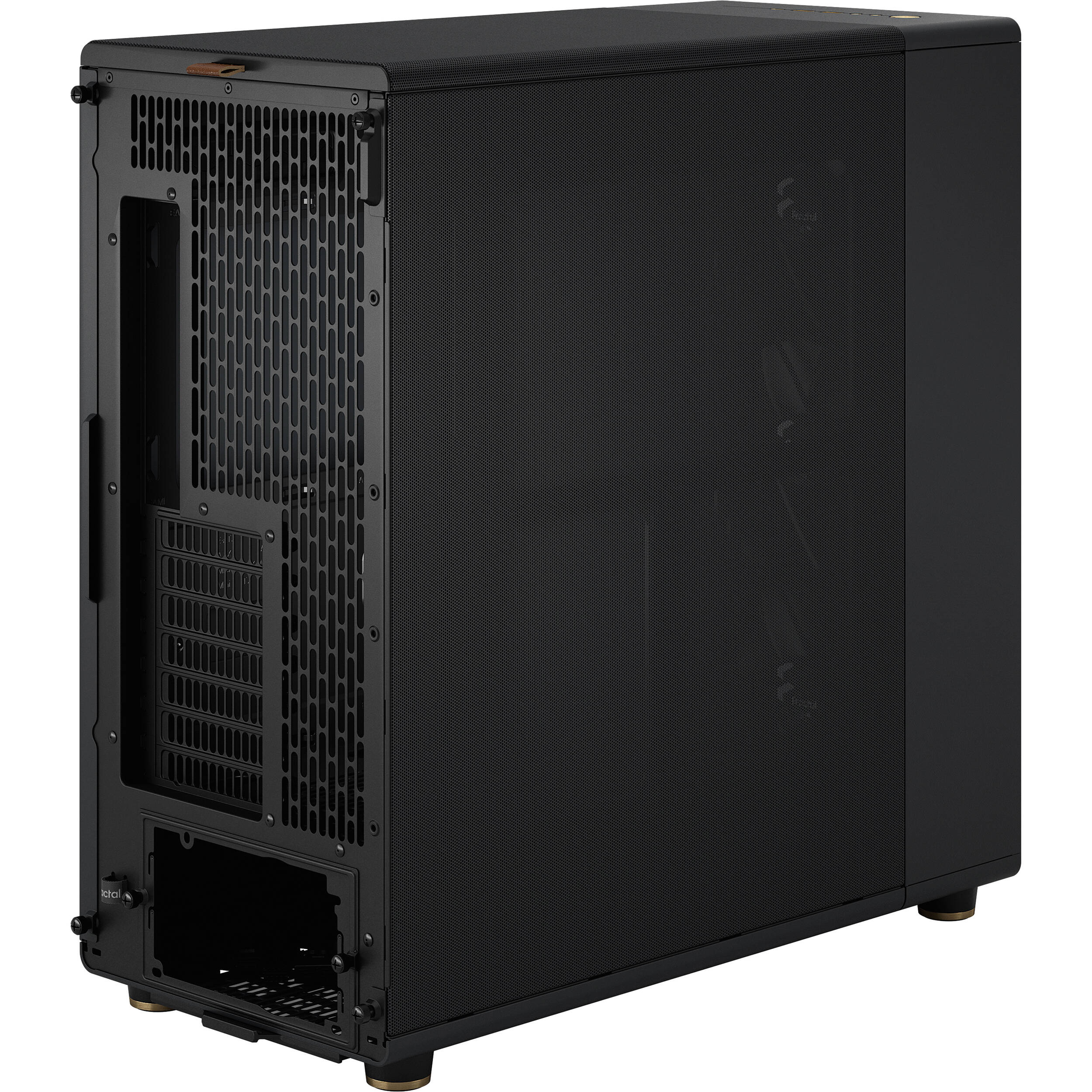 Fractal Design North XL Black Mesh PC case with wood front panel and mesh ventilation — view 7