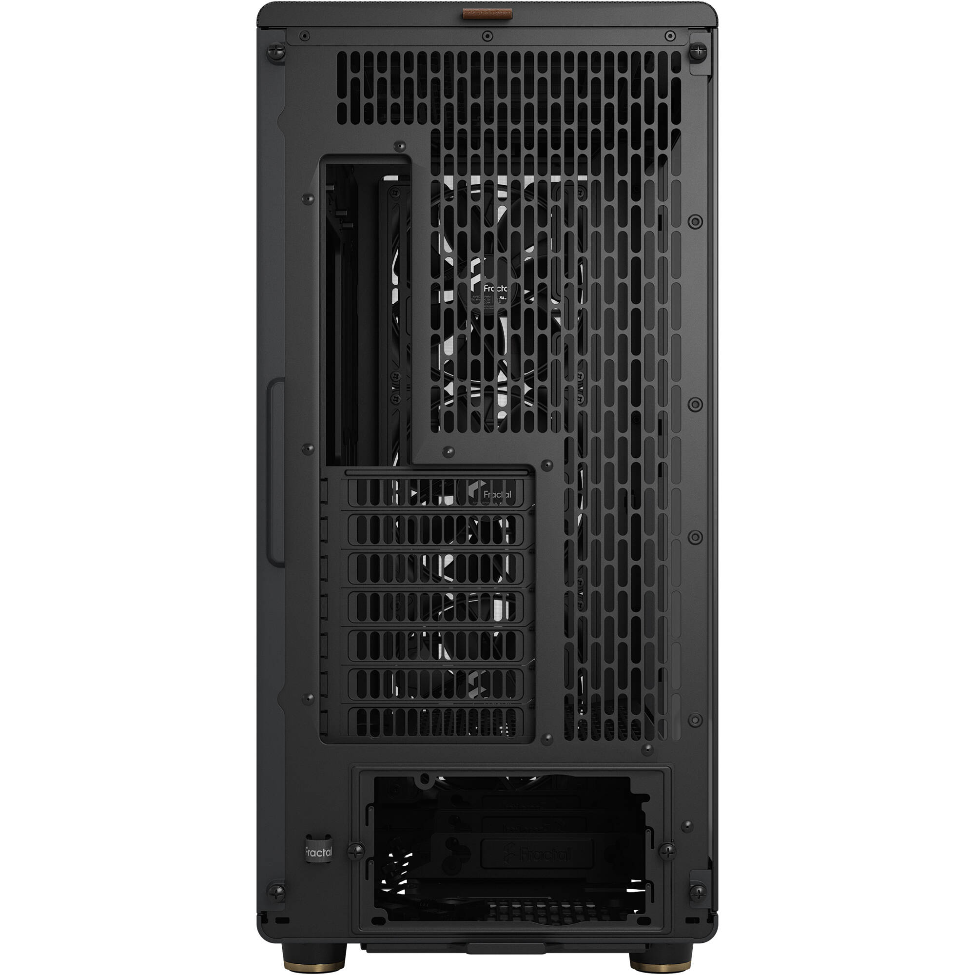 Fractal Design North XL Black DTG full tower case with mesh front and wood panel accents — view 6