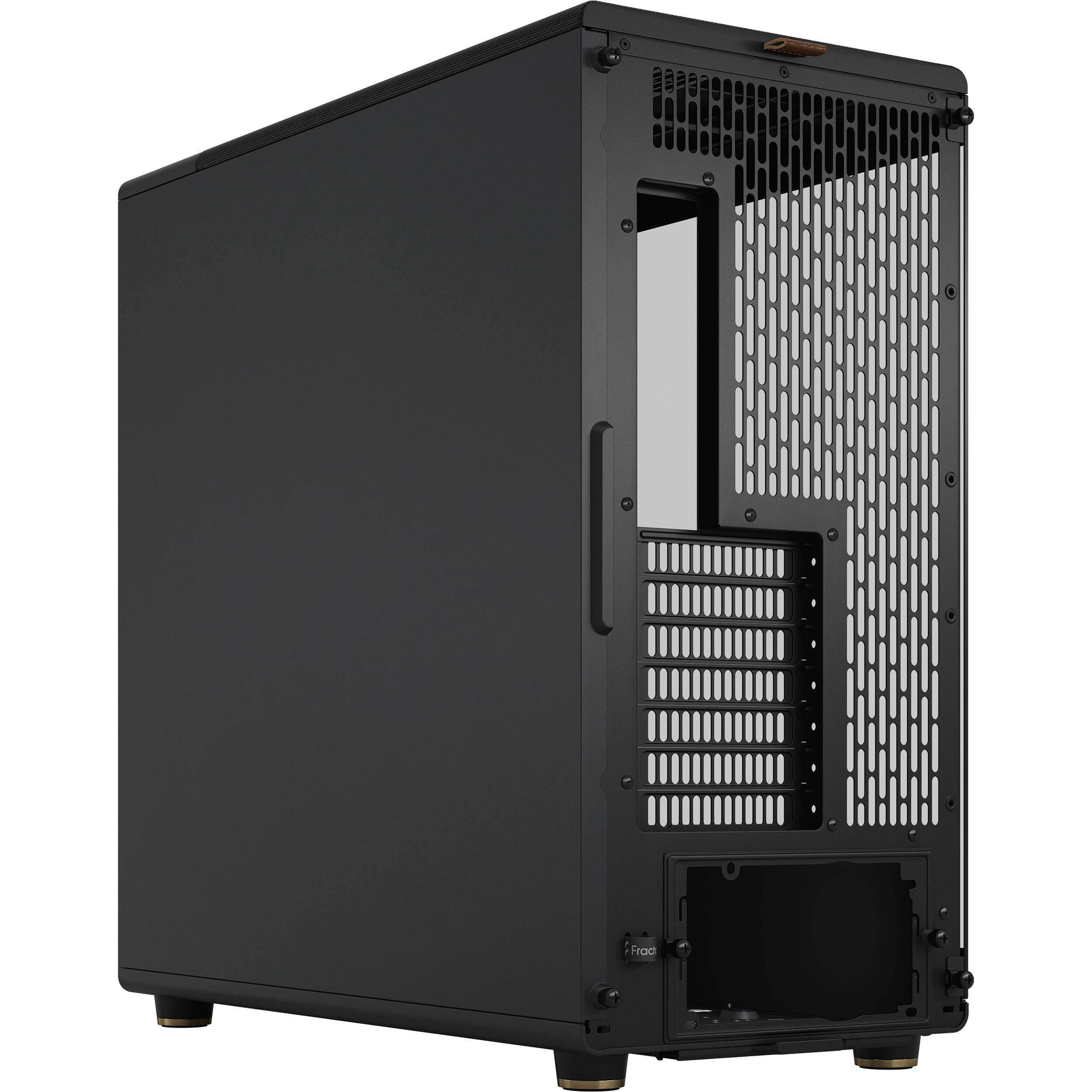 Fractal Design North XL Black DTG full tower case with mesh front and wood panel accents — view 8