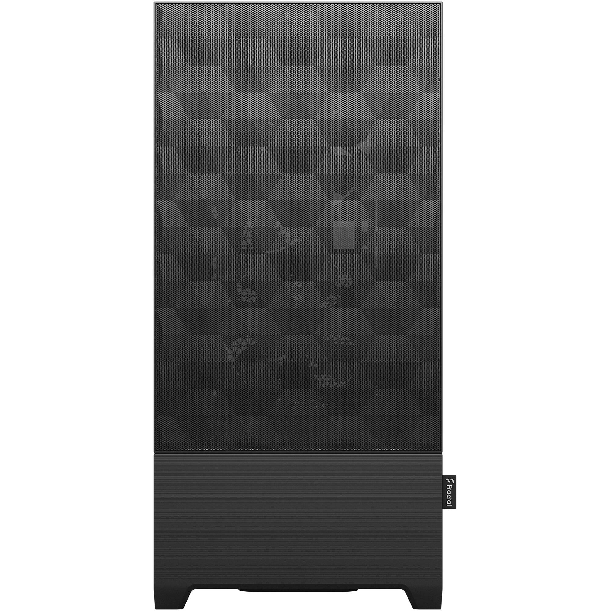 Fractal Design Pop Air Black Clear TG mid-tower case with black finish and tempered glass side panel — view 2