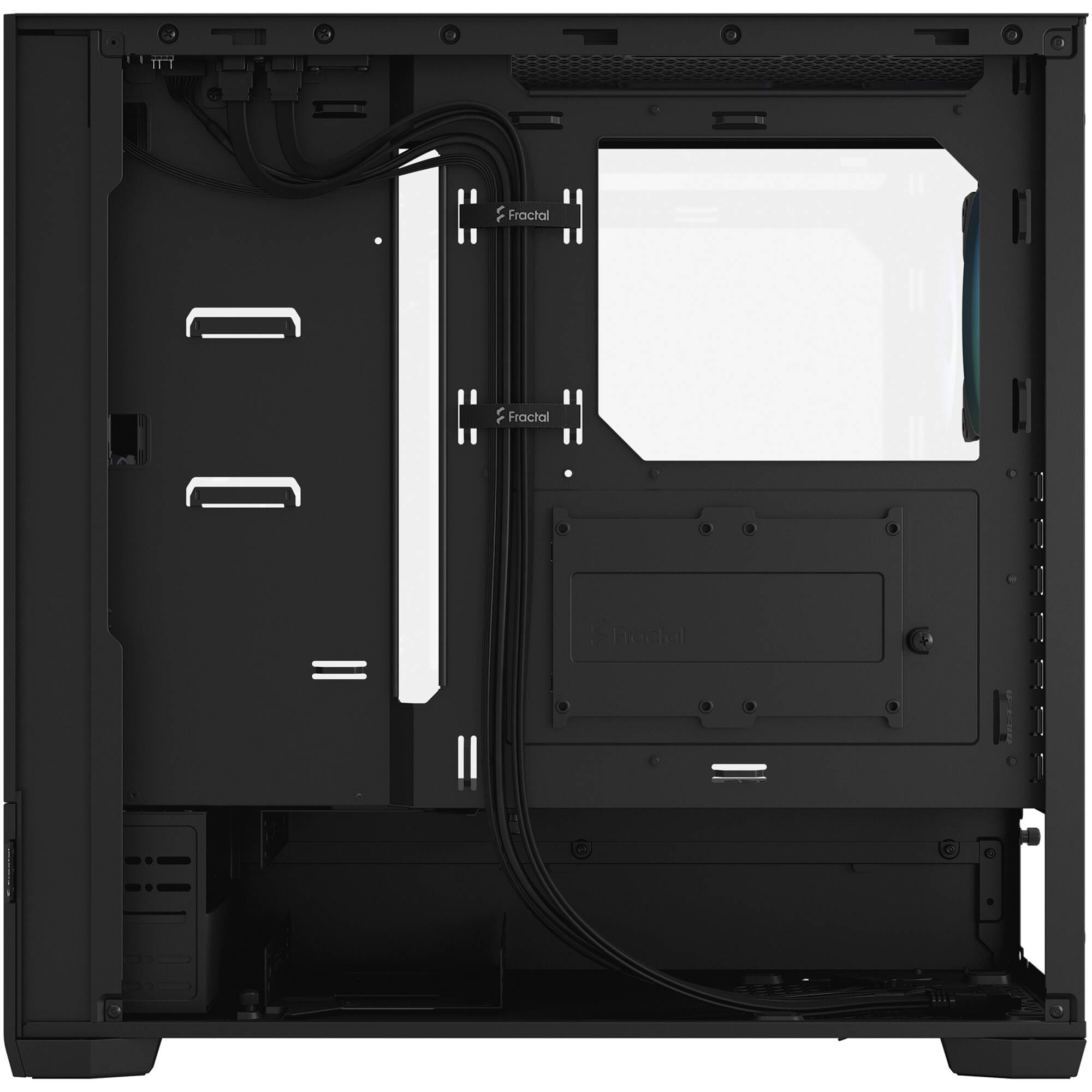 Fractal Design Pop Air RGB Black Clear TG mid tower PC case with tempered glass side panel and RGB lighting — view 10