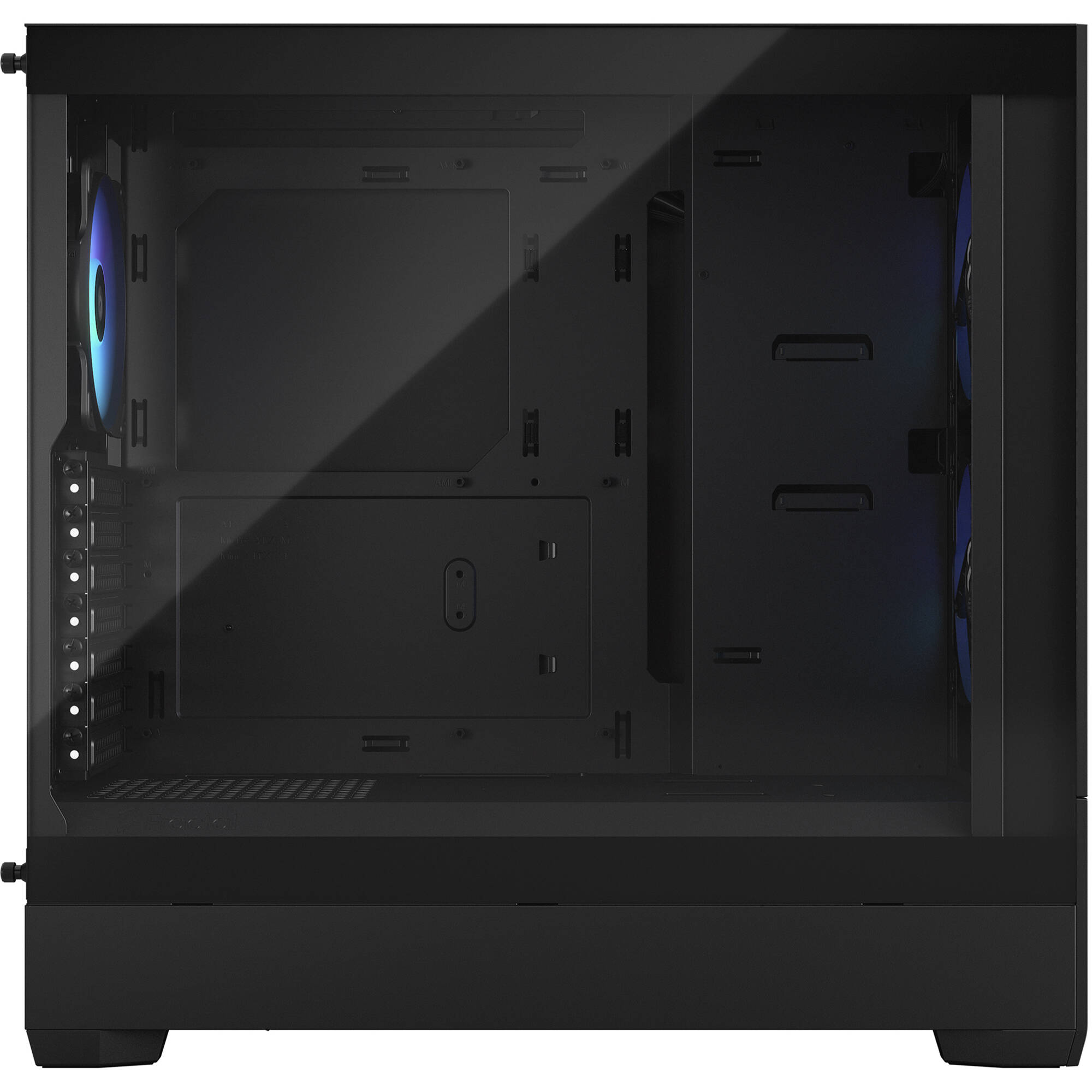 Fractal Design Pop Air RGB Black Clear TG mid tower PC case with tempered glass side panel and RGB lighting — view 8