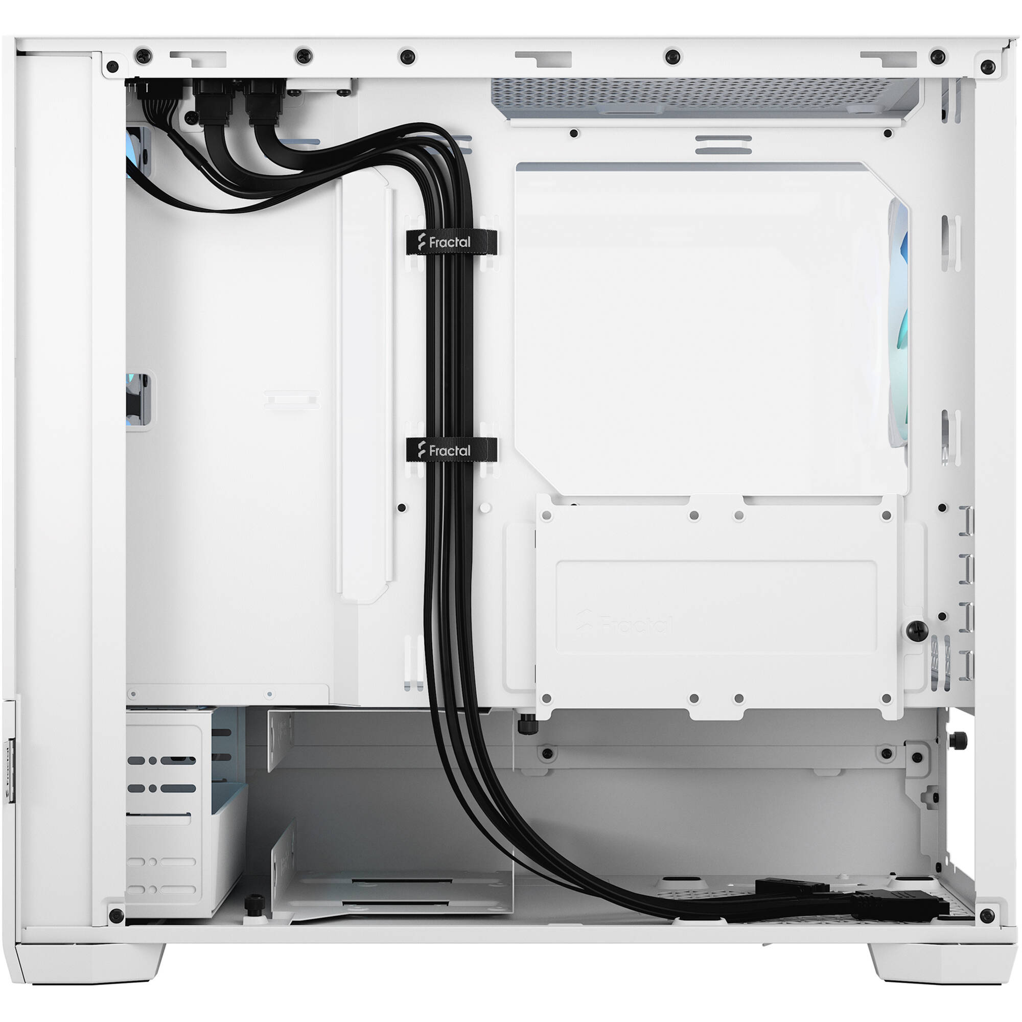 Fractal Design Pop Mini Air RGB White TG Micro-ATX case with tempered glass side panel and mesh front — view 10