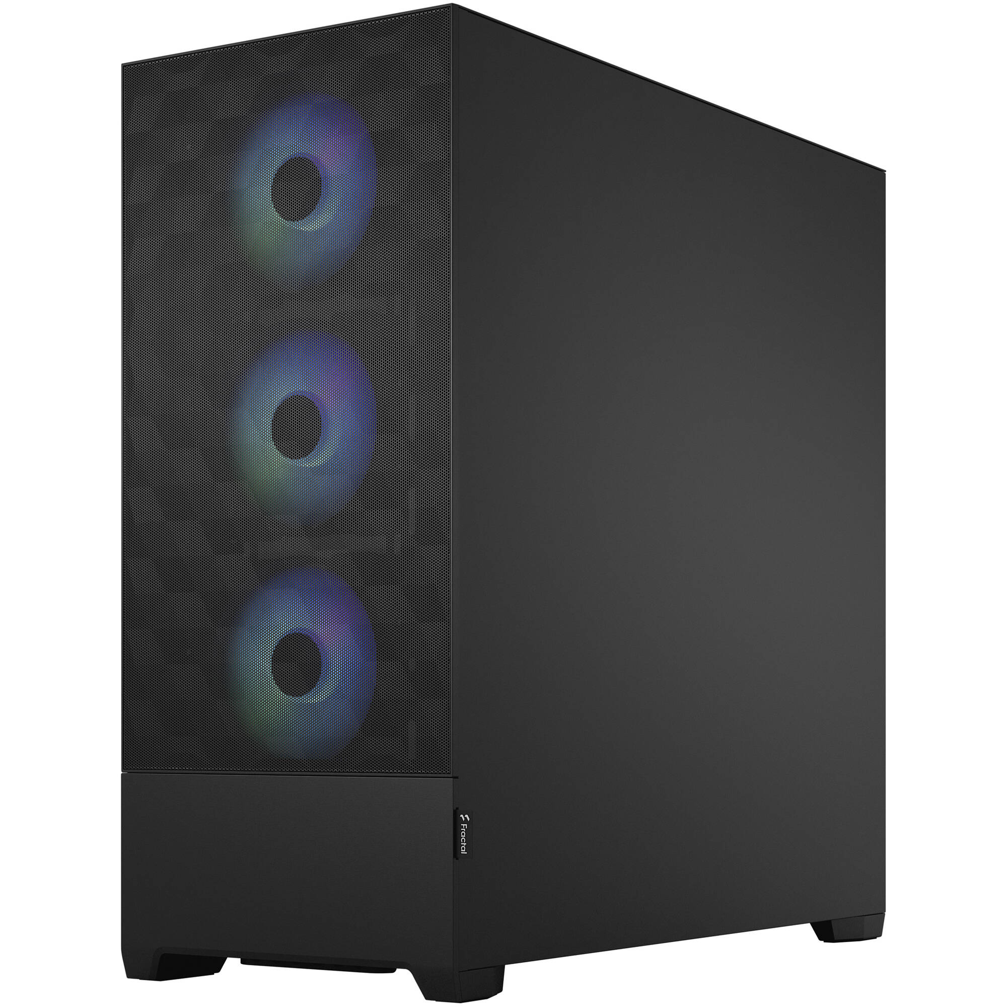 Fractal Design Pop XL Air RGB Black TG full-tower PC case with mesh front and tempered glass side panel — view 4