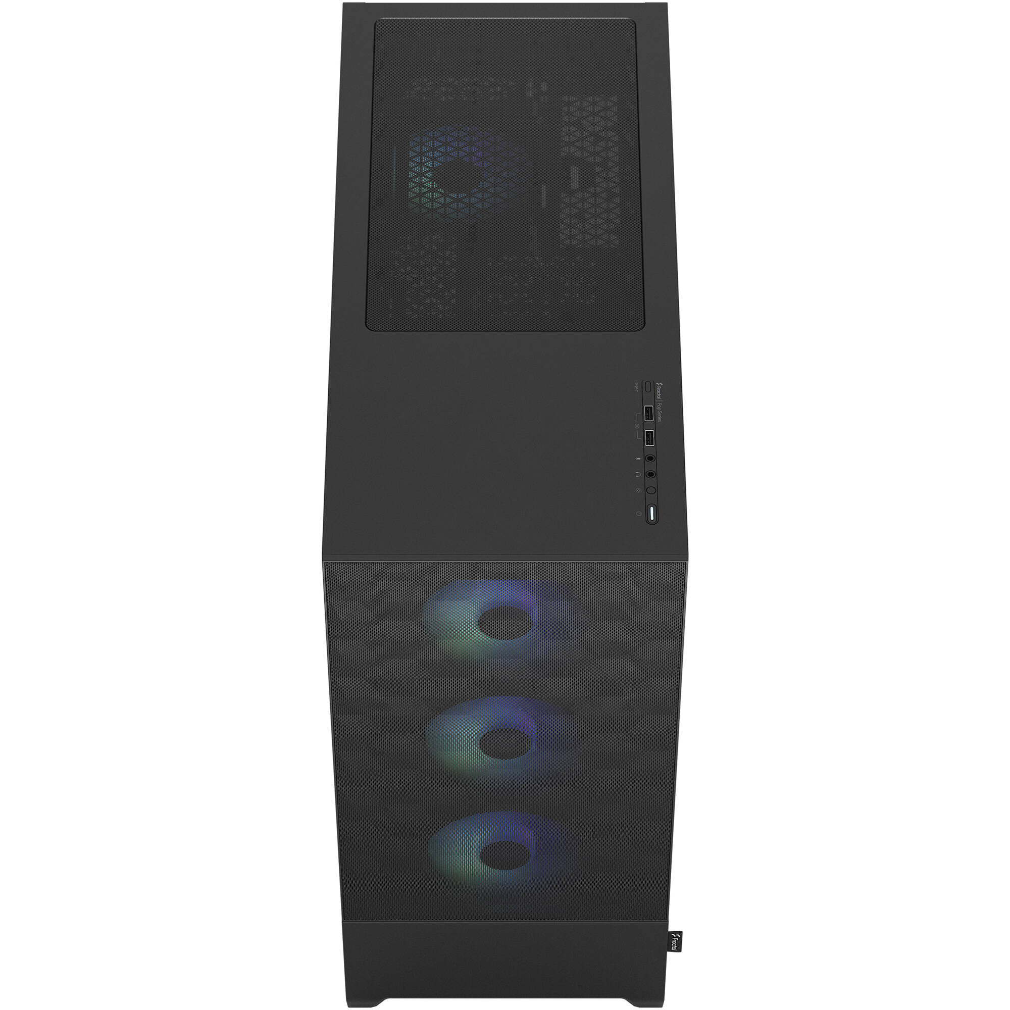 Fractal Design Pop XL Air RGB Black TG full-tower PC case with mesh front and tempered glass side panel — view 5