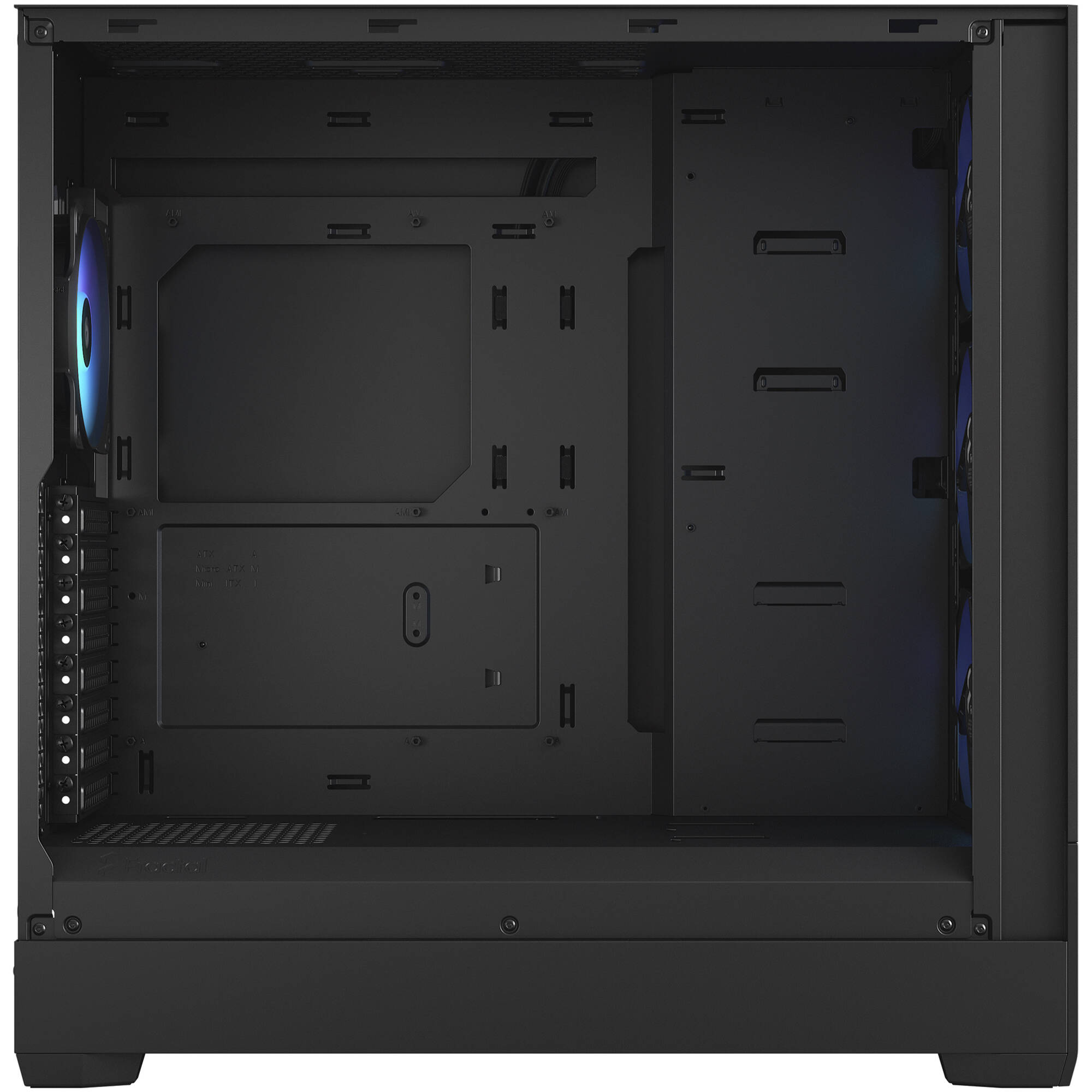 Fractal Design Pop XL Air RGB Black TG full-tower PC case with mesh front and tempered glass side panel — view 9