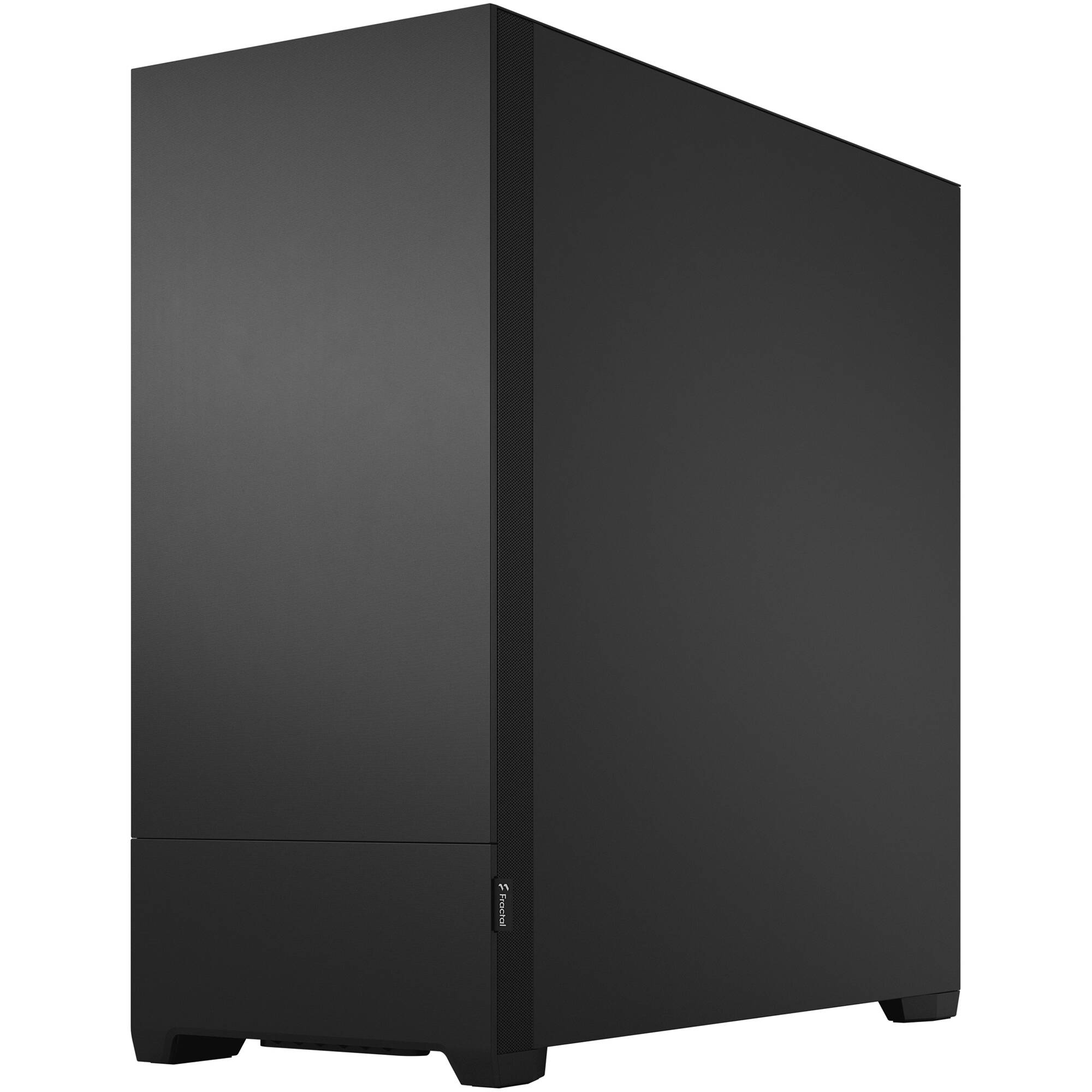 Fractal Design Pop XL Silent Black Solid full-tower PC case with solid black side panel — view 4