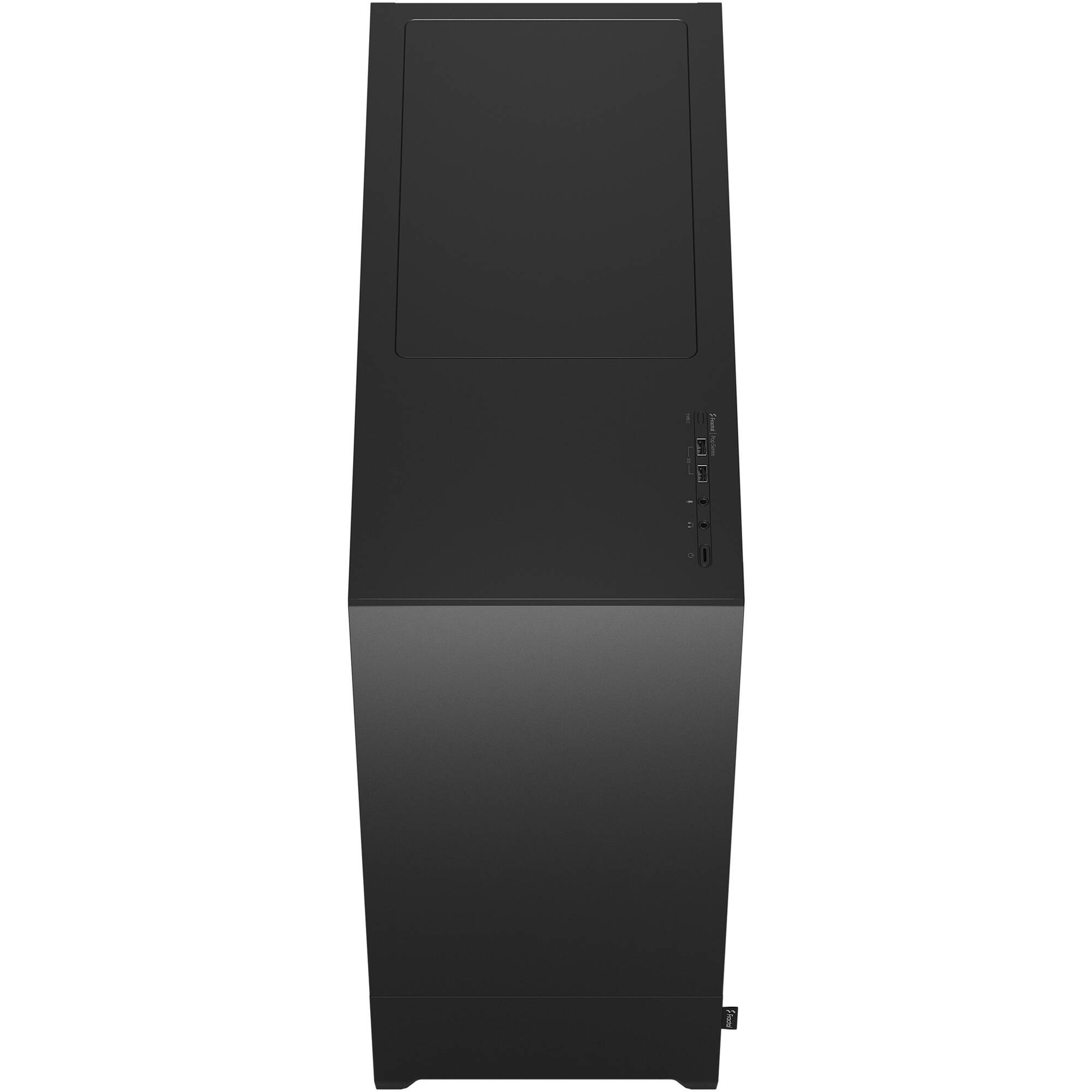 Fractal Design Pop XL Silent Black Solid full-tower PC case with solid black side panel — view 5