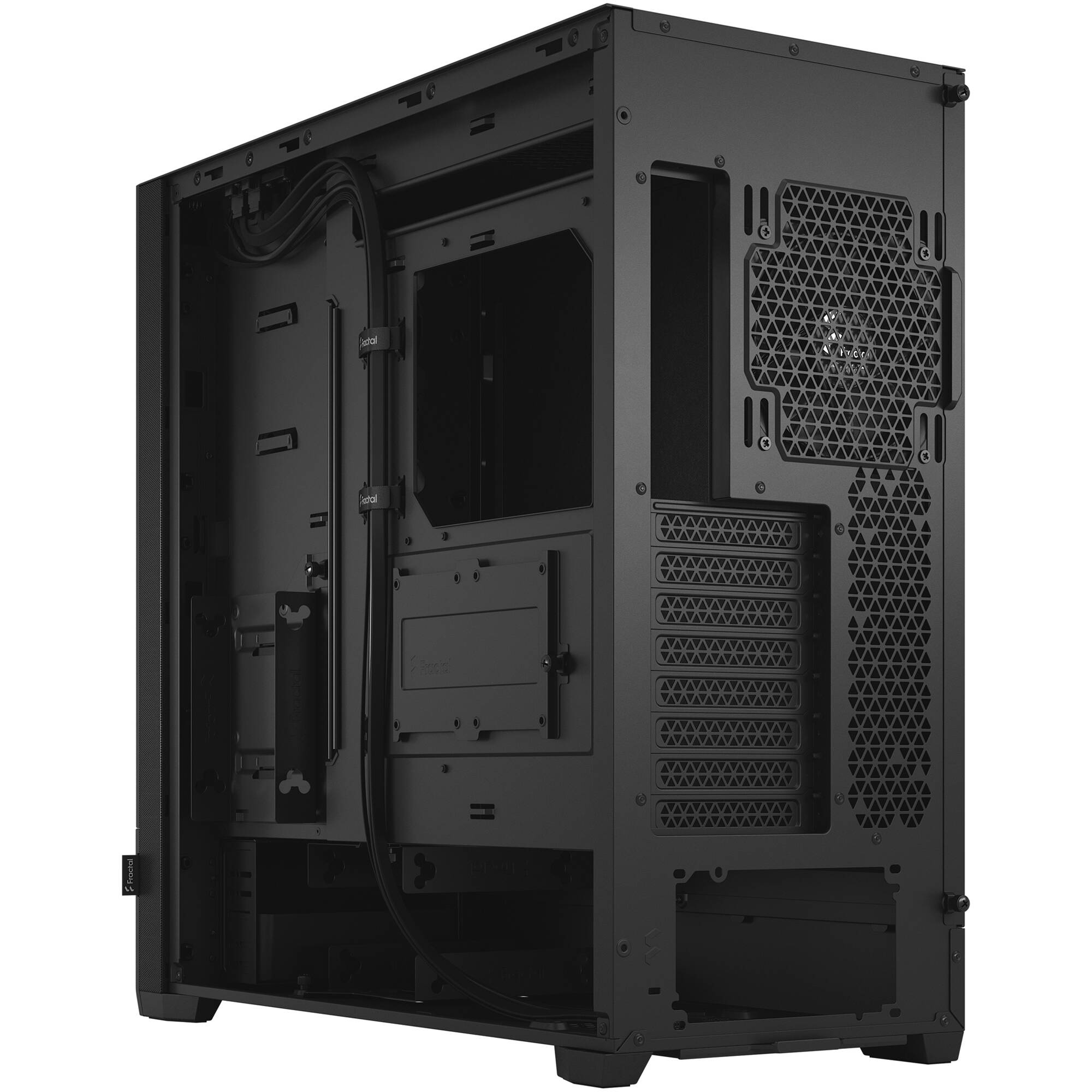 Fractal Design Pop XL Silent Black Solid full-tower PC case with solid black side panel — view 7