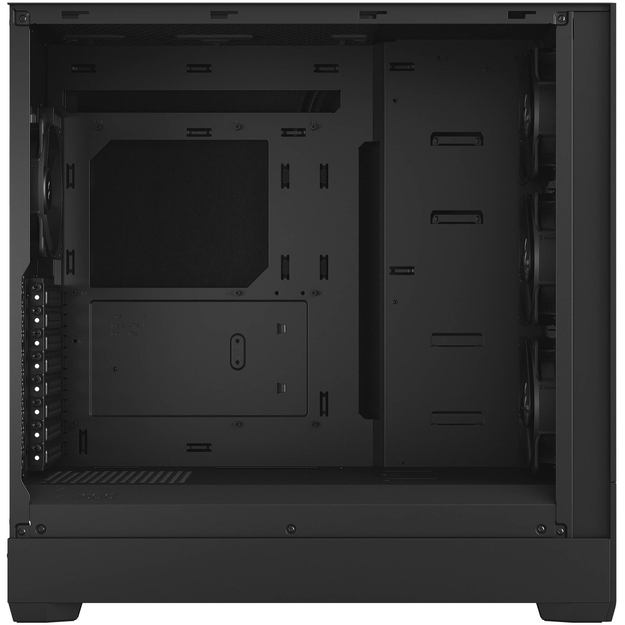 Fractal Design Pop XL Silent Black Solid full-tower PC case with solid black side panel — view 9