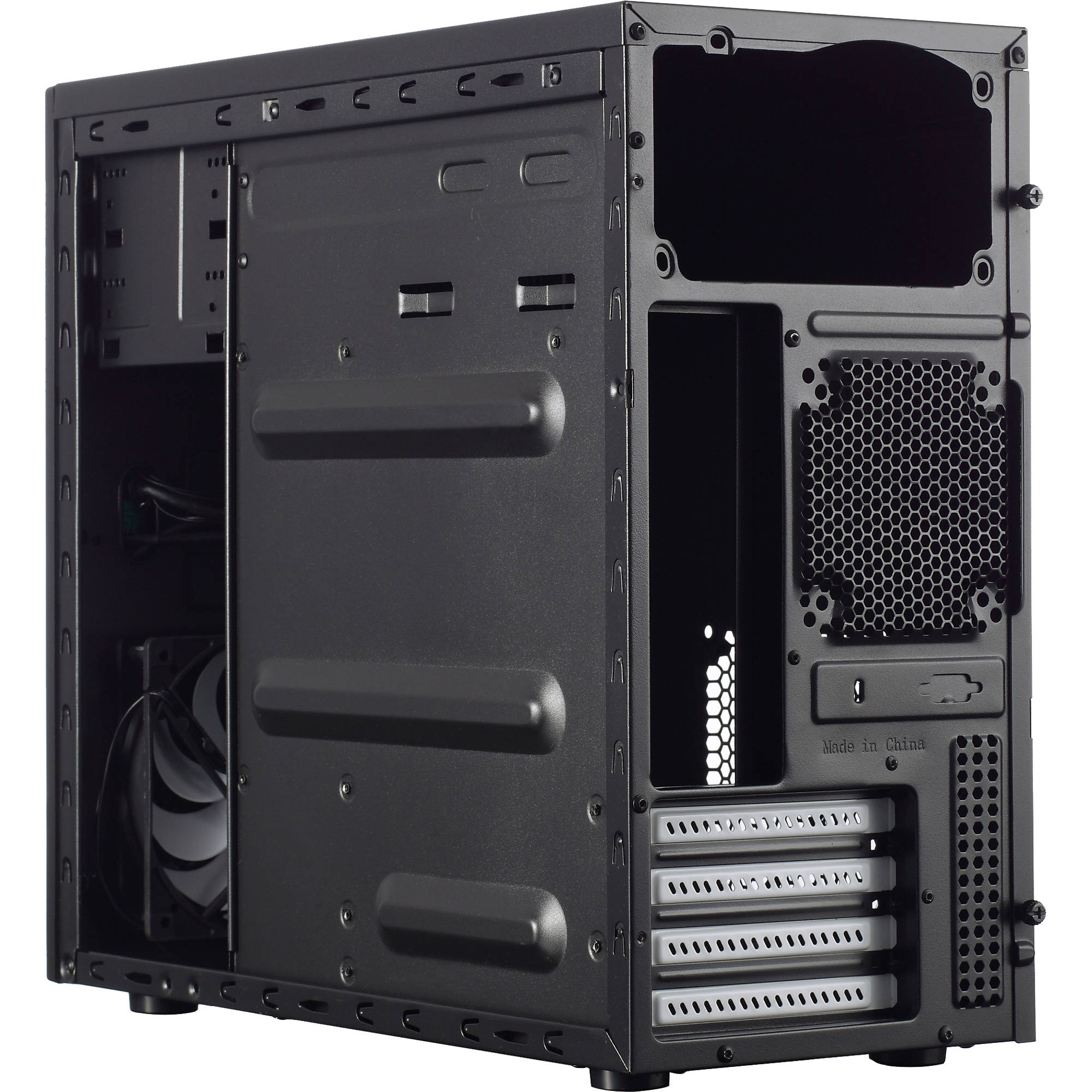 Fractal Design Core 1100 USB3.0 Black mini tower mATX case with front dust filters — view 10