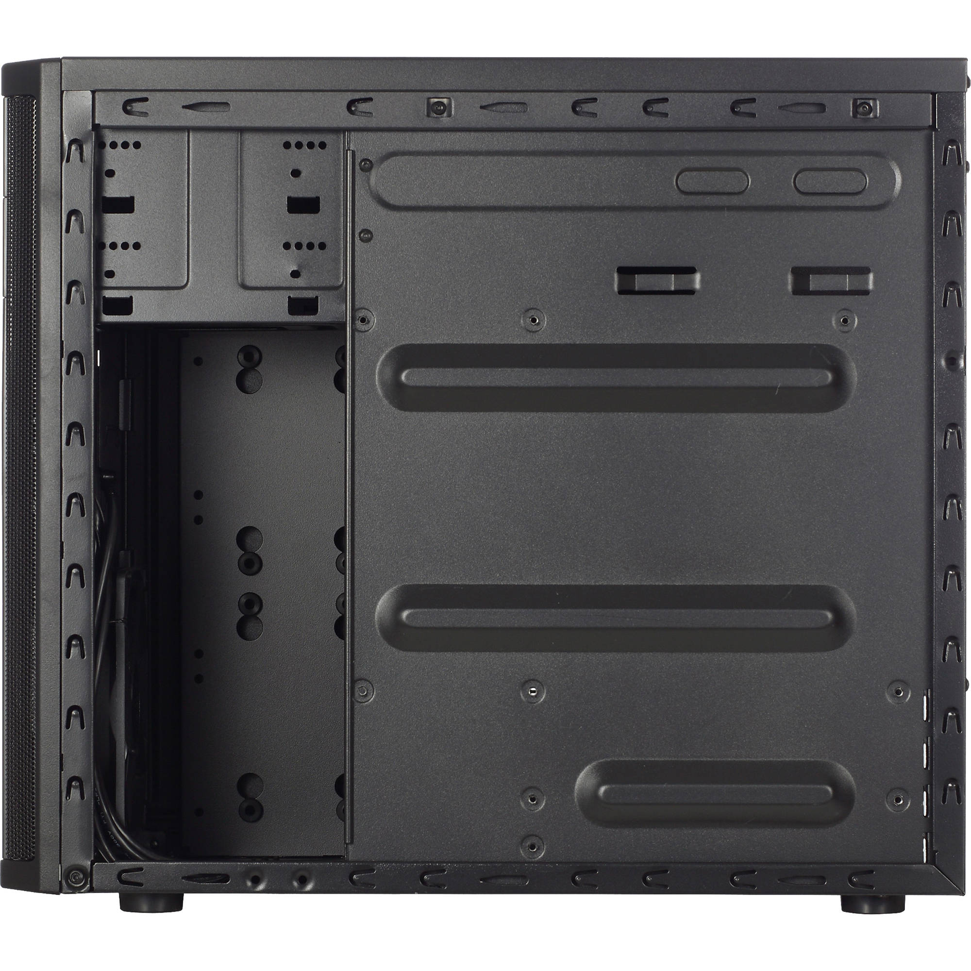 Fractal Design Core 1100 USB3.0 Black mini tower mATX case with front dust filters — view 11