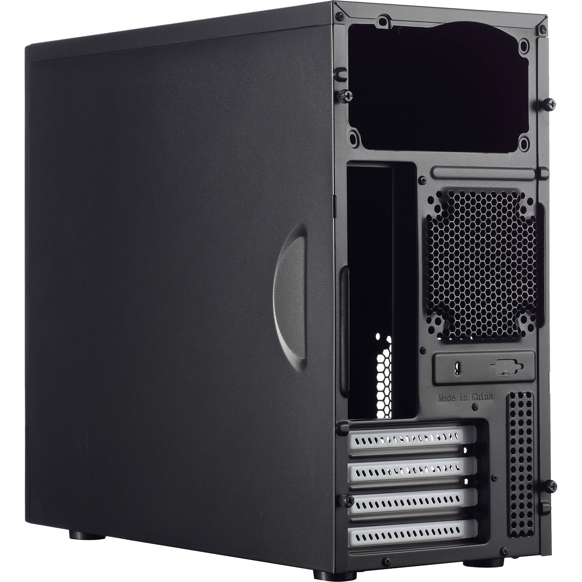Fractal Design Core 1100 USB3.0 Black mini tower mATX case with front dust filters — view 5