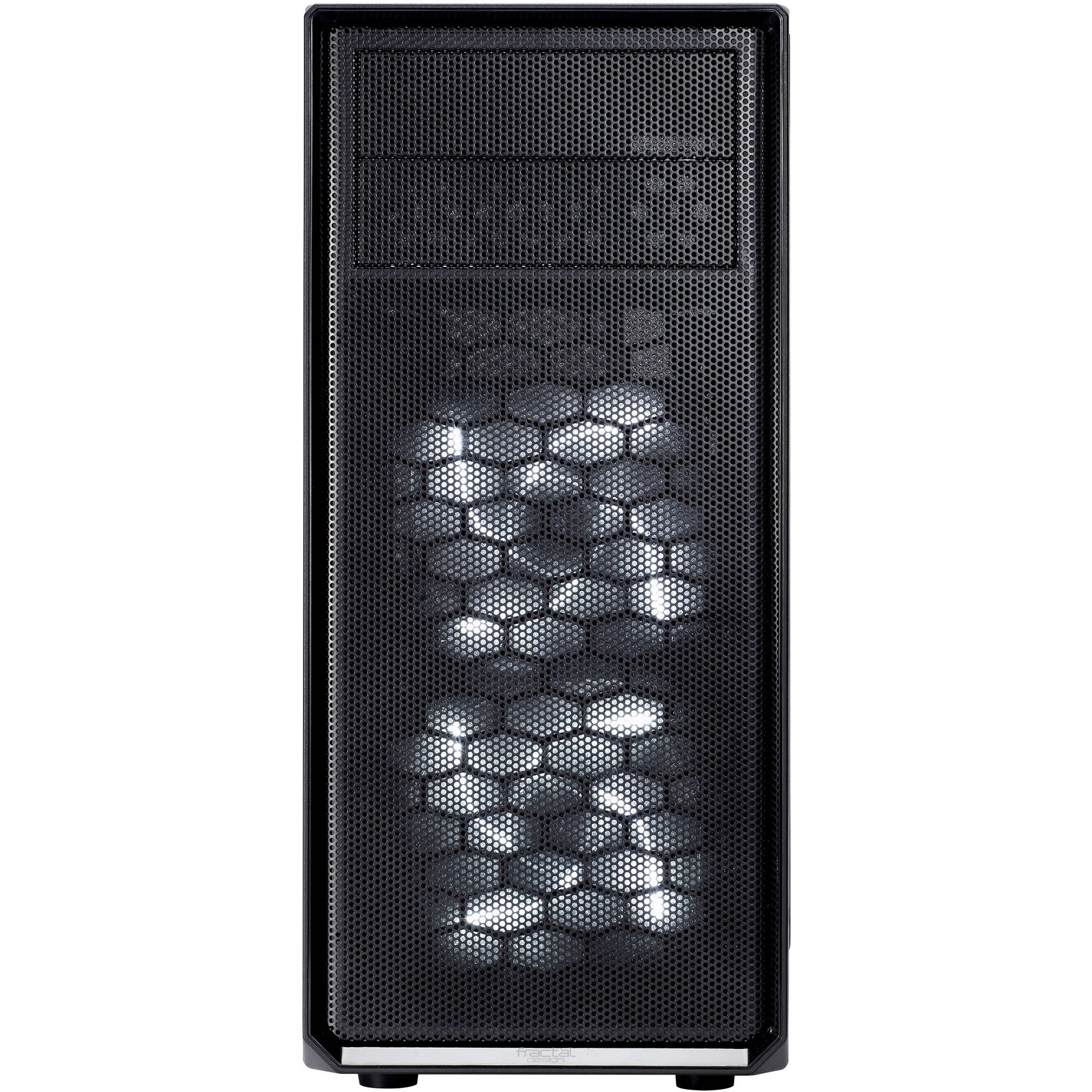Fractal Design Focus G Black mid tower PC case with black finish — view 2