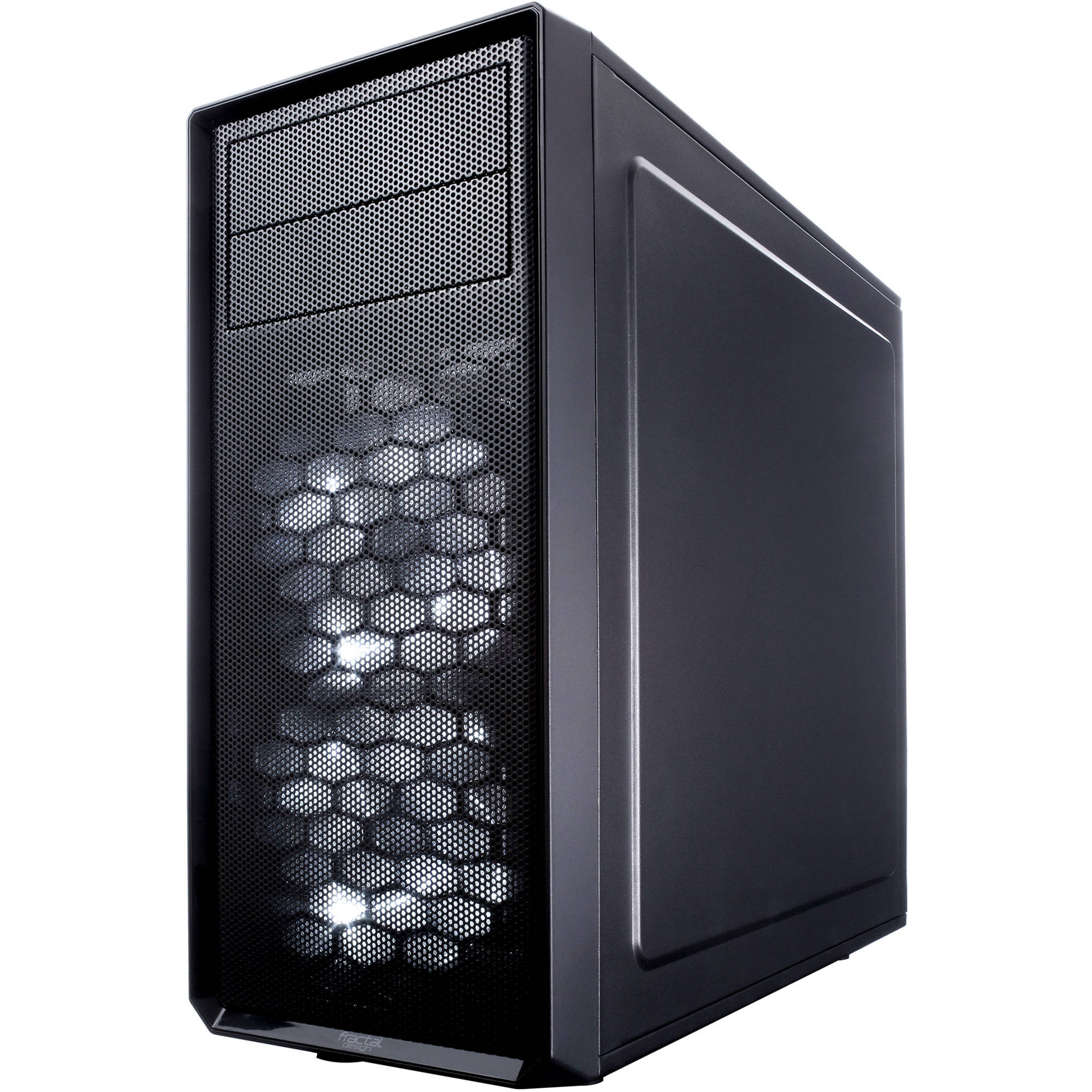 Fractal Design Focus G Black mid tower PC case with black finish — view 3